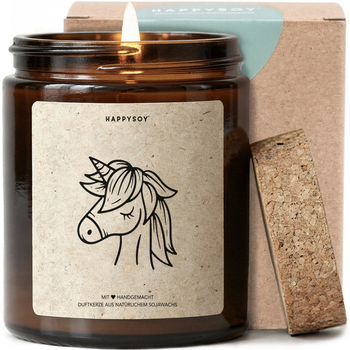 Duftkerze - Einhorn - Happysoy®