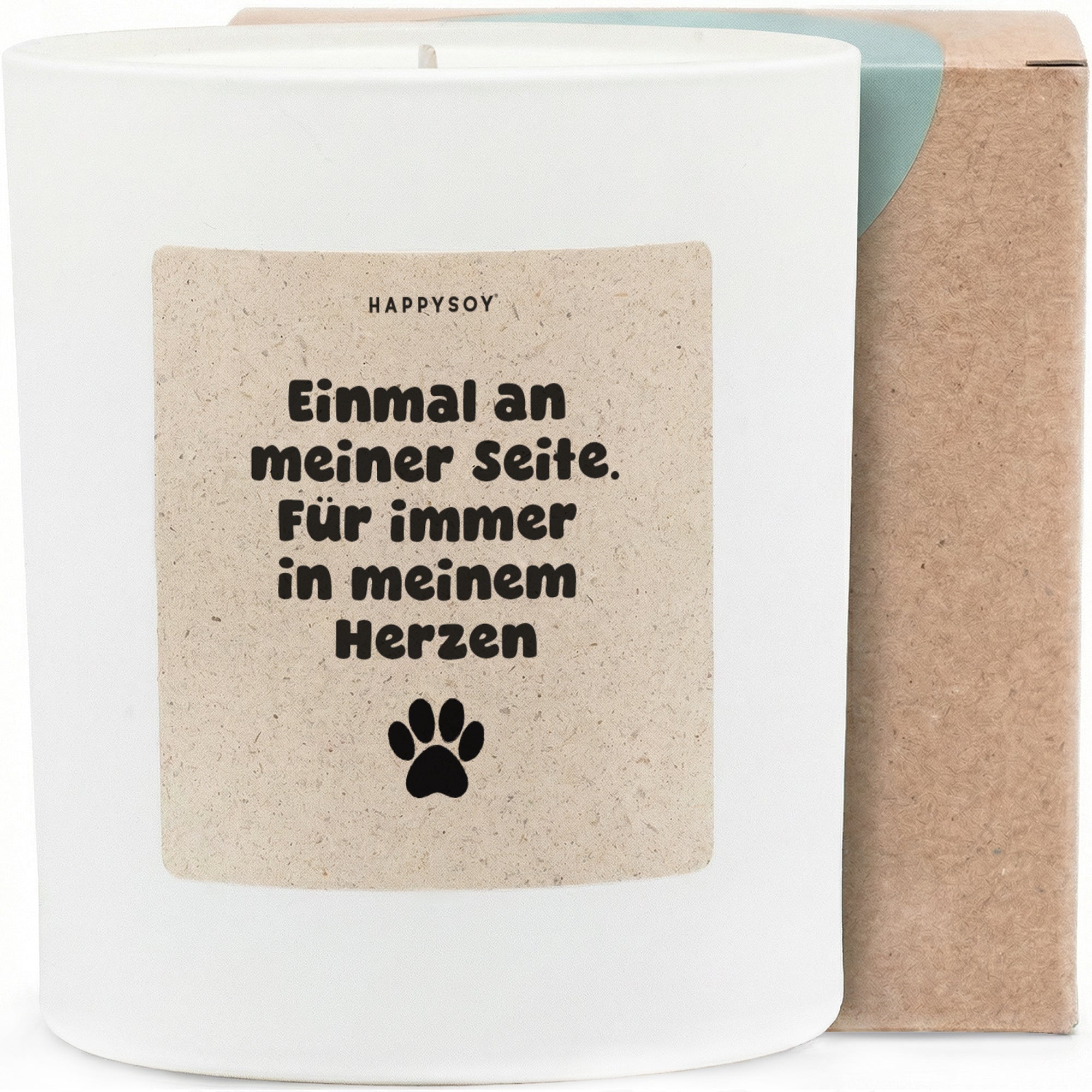 Duftkerze - Einmal an meiner Seite. Für immer in meinem Herzen - Happysoy®