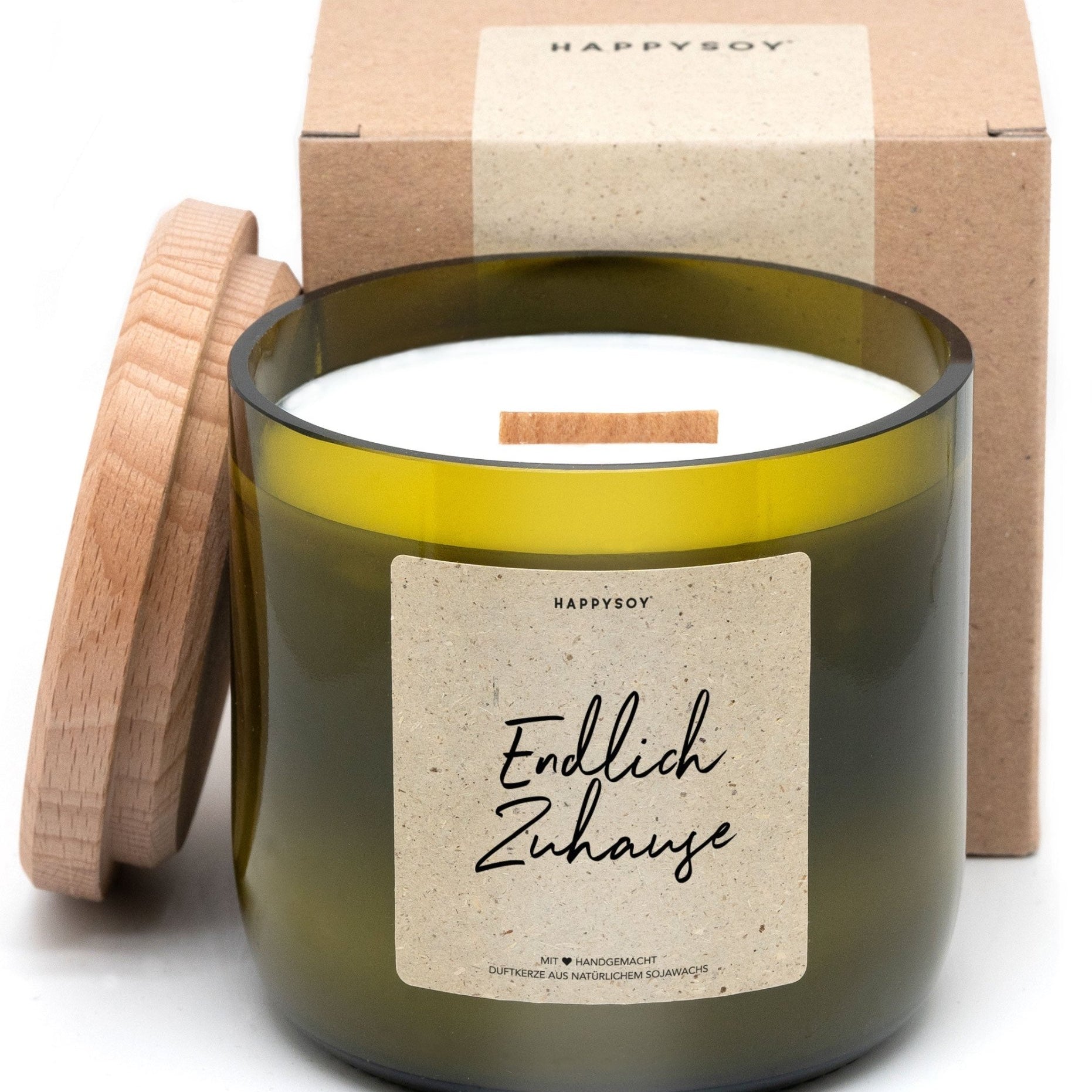 Duftkerze - Endlich Zuhause - Happysoy®