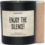 Duftkerze - Enjoy the silence! - Happysoy®