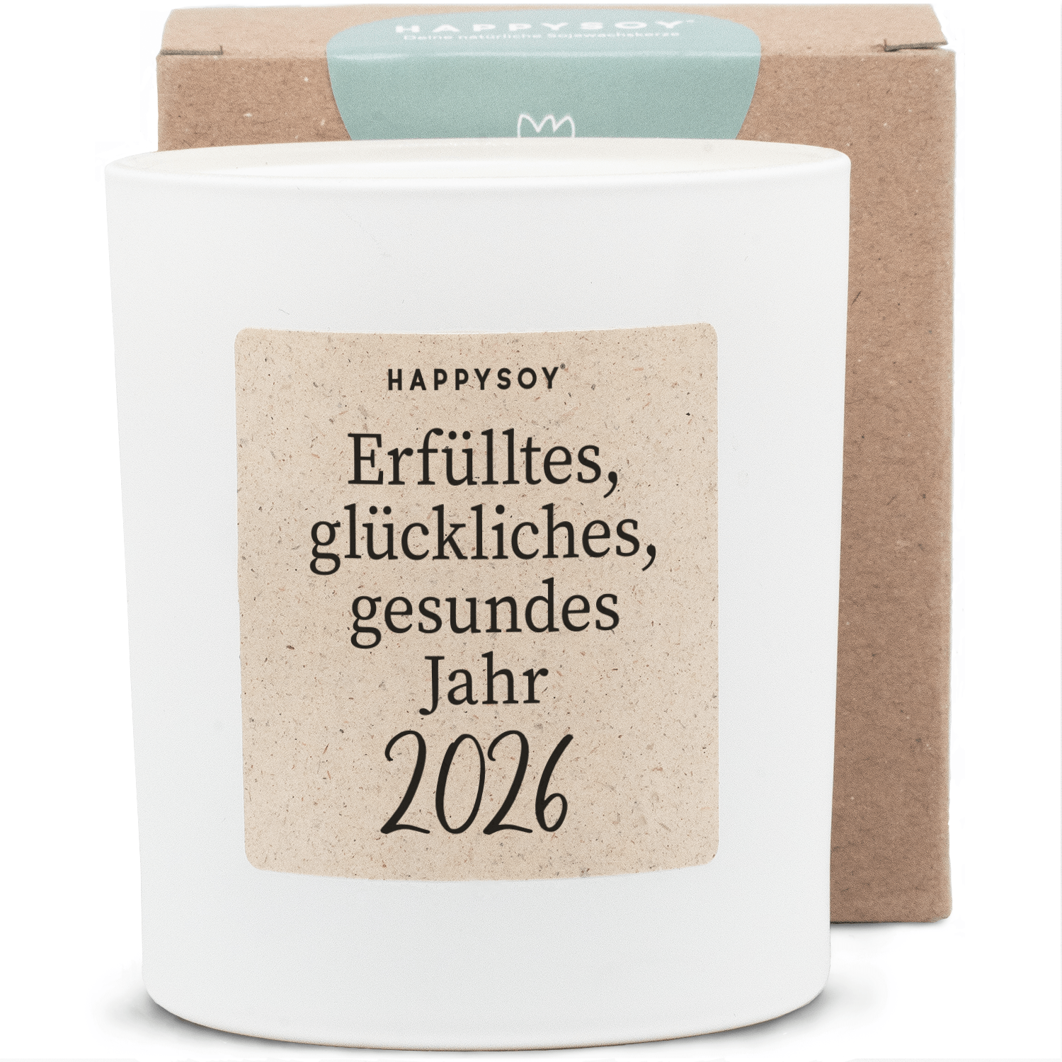 Duftkerze - Erfülltes, glückliches, gesundes Jahr 2025 - Happysoy®