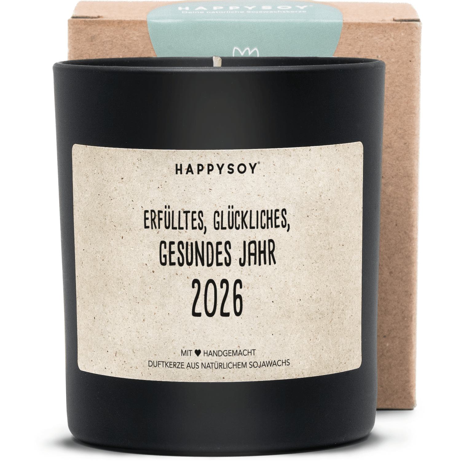 Duftkerze - Erfülltes, glückliches, gesundes Jahr 2025 - Happysoy®