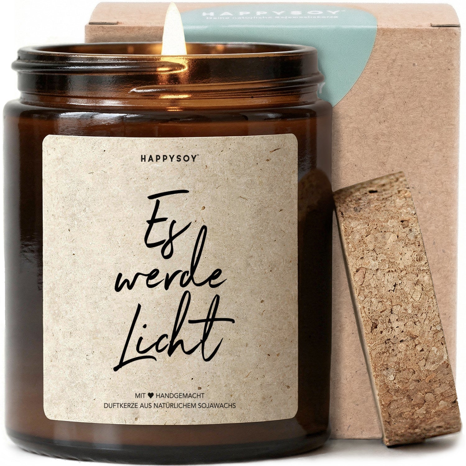 Duftkerze - Es werde Licht - Happysoy®