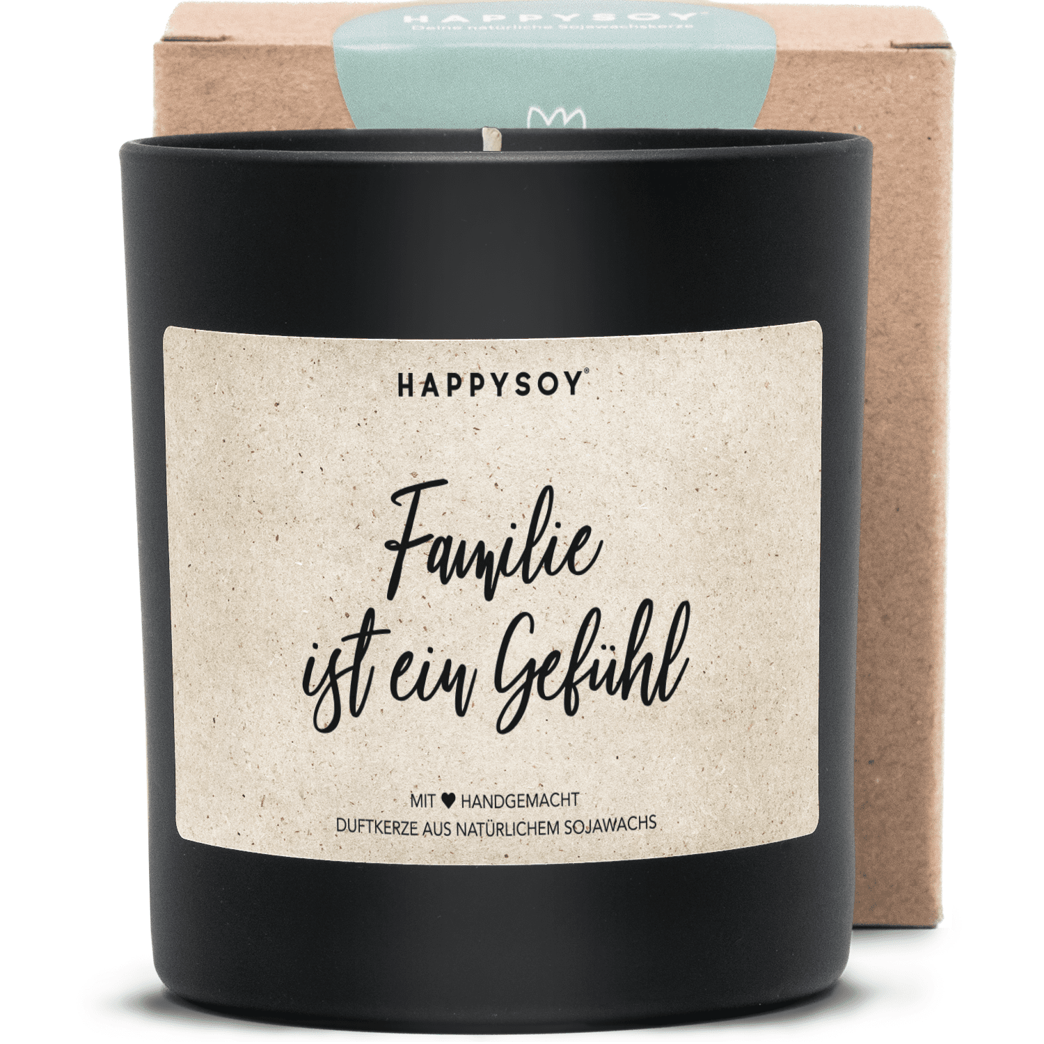 Duftkerze - Familie ist ein Gefühl - Happysoy®