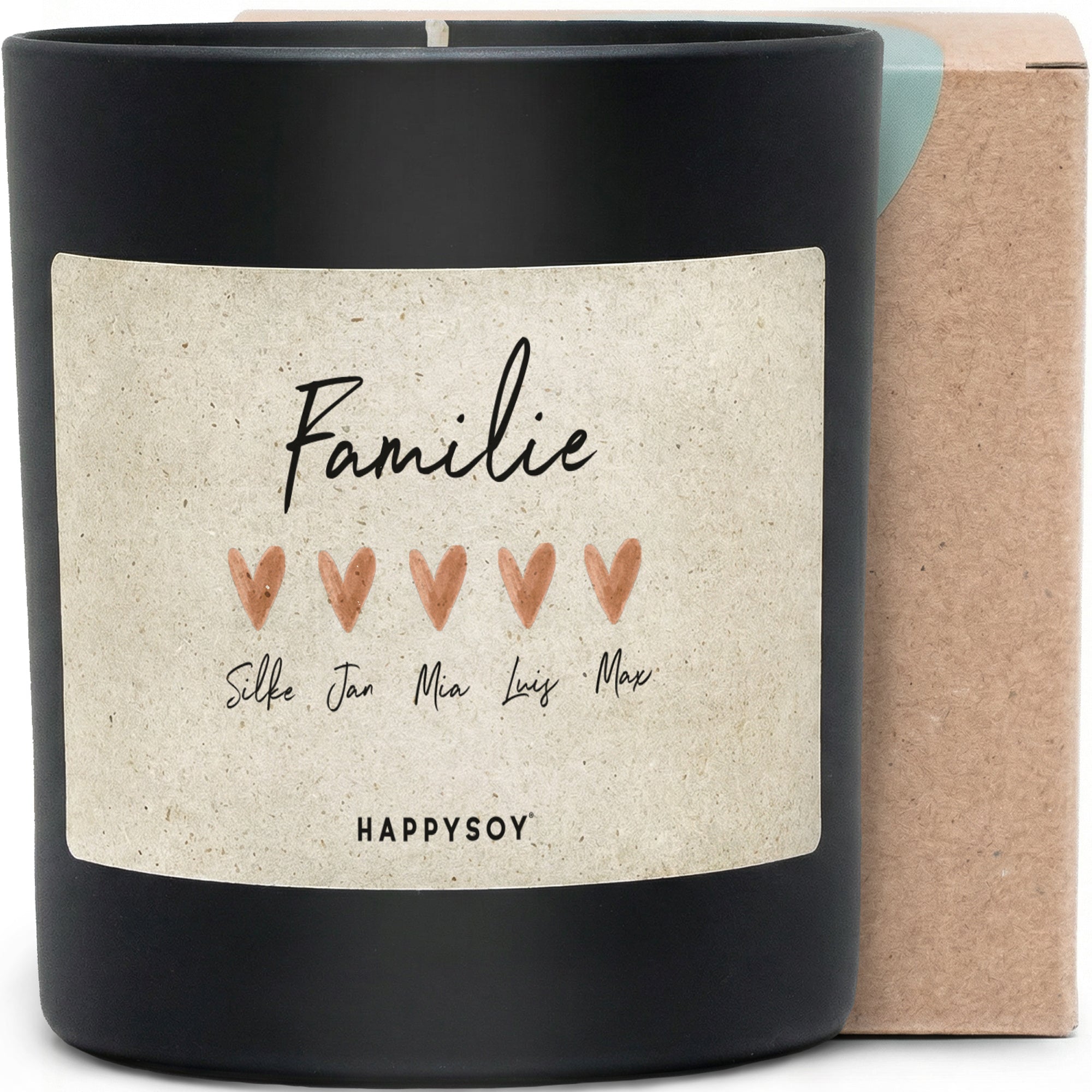 Duftkerze - Familie (Personalisierbar) - Happysoy®