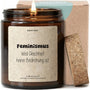 Duftkerze - Feminismus Weil Gleichheit keine Bedrohung ist - Happysoy®