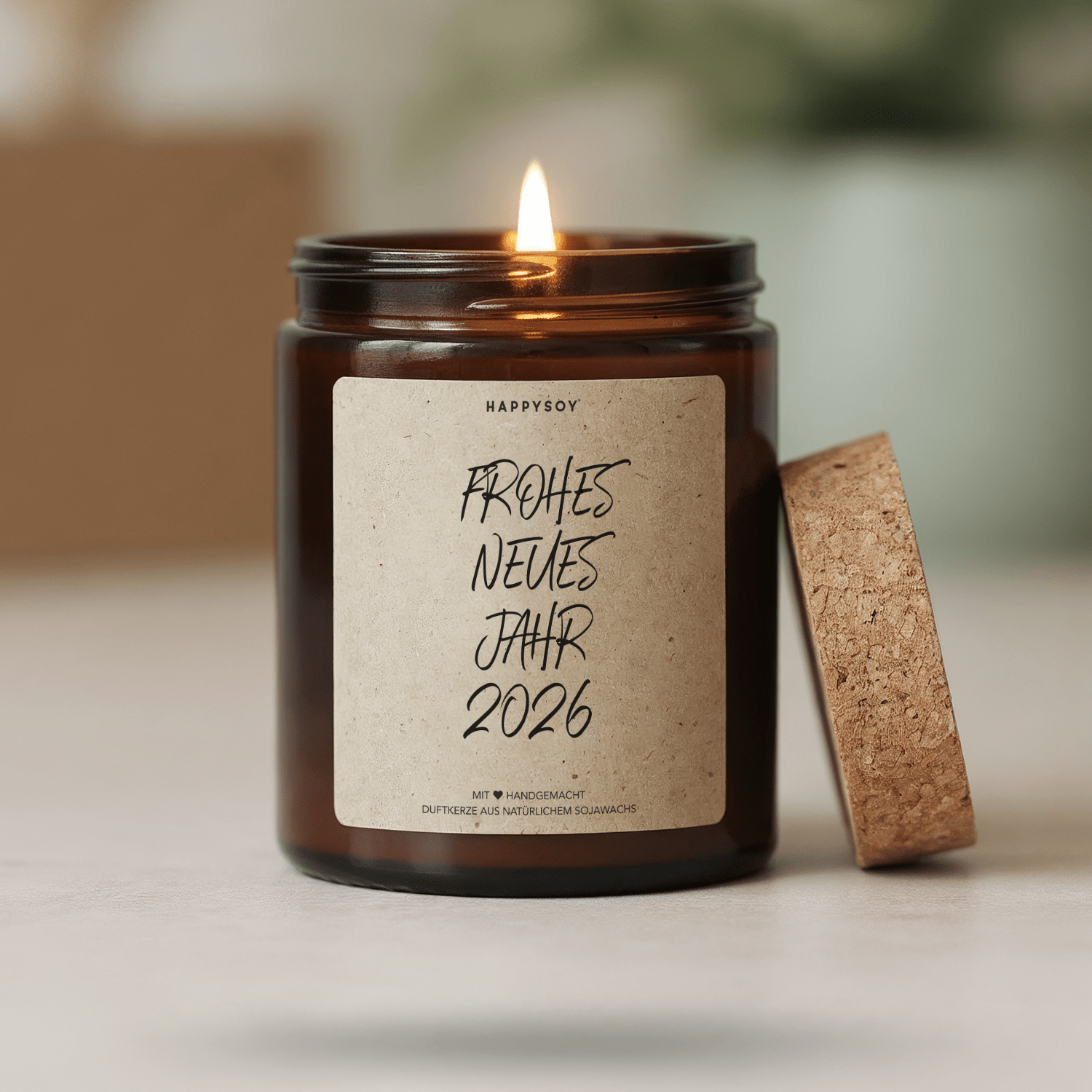 Duftkerze - Frohes neues Jahr 2025 - Happysoy®