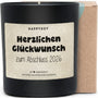 Duftkerze - Glückwunsch zum Abschluss 2026 Herzlichen - Happysoy®