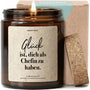 Duftkerze - Glück ist, dich als Chefin zu haben - Happysoy®