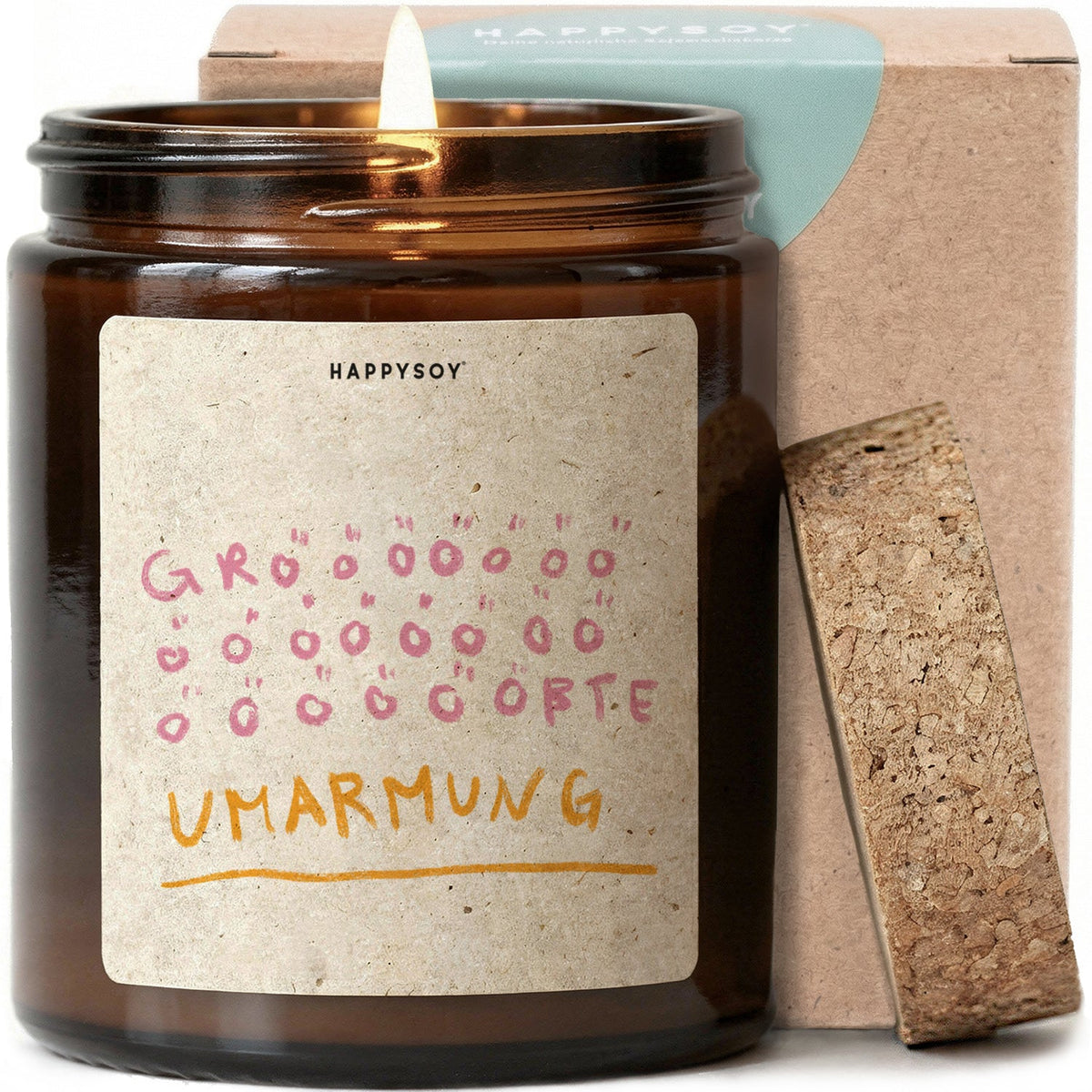 Duftkerze - Größte Umarmung - Happysoy®