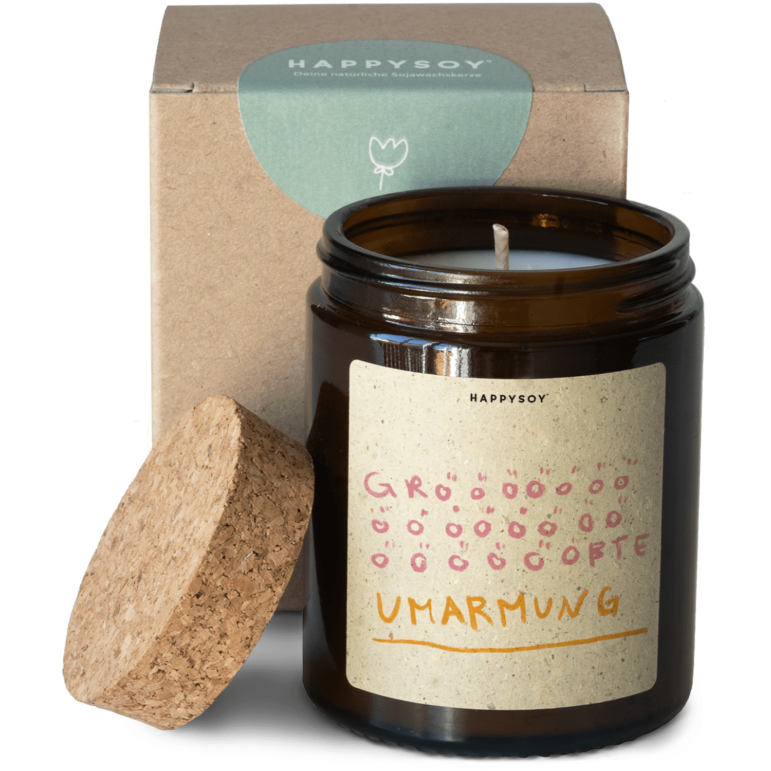 Duftkerze - Größte Umarmung - Happysoy®