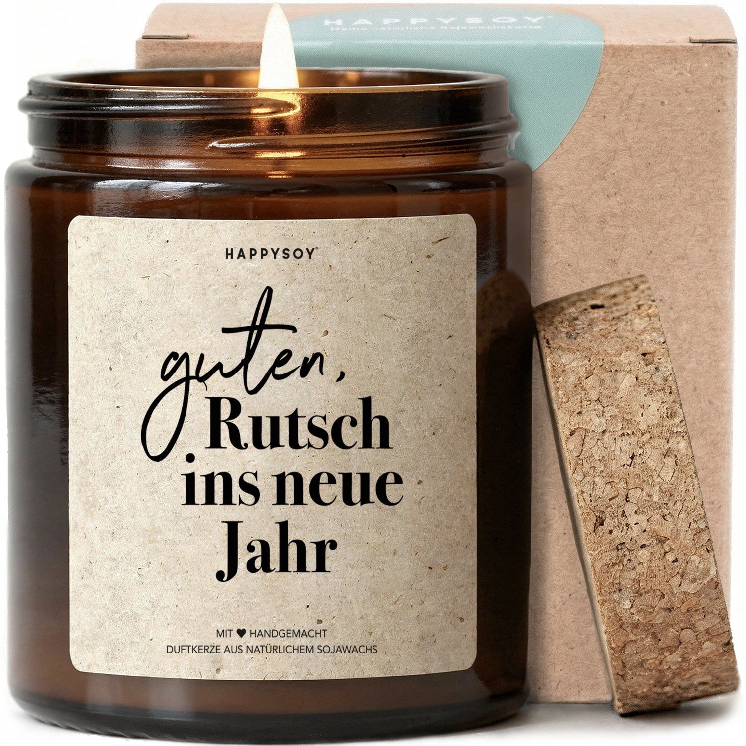 Duftkerze - Guten Rutsch ins neue Jahr! - Happysoy®