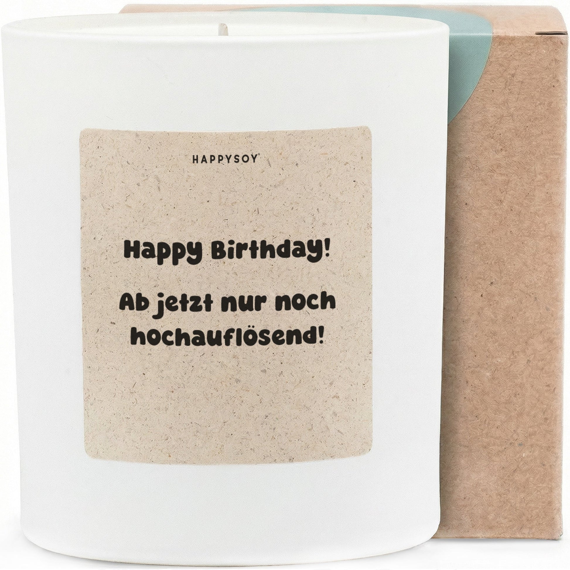 Duftkerze - Happy Birthday! Ab jetzt nur noch hochauflösend! - Happysoy®
