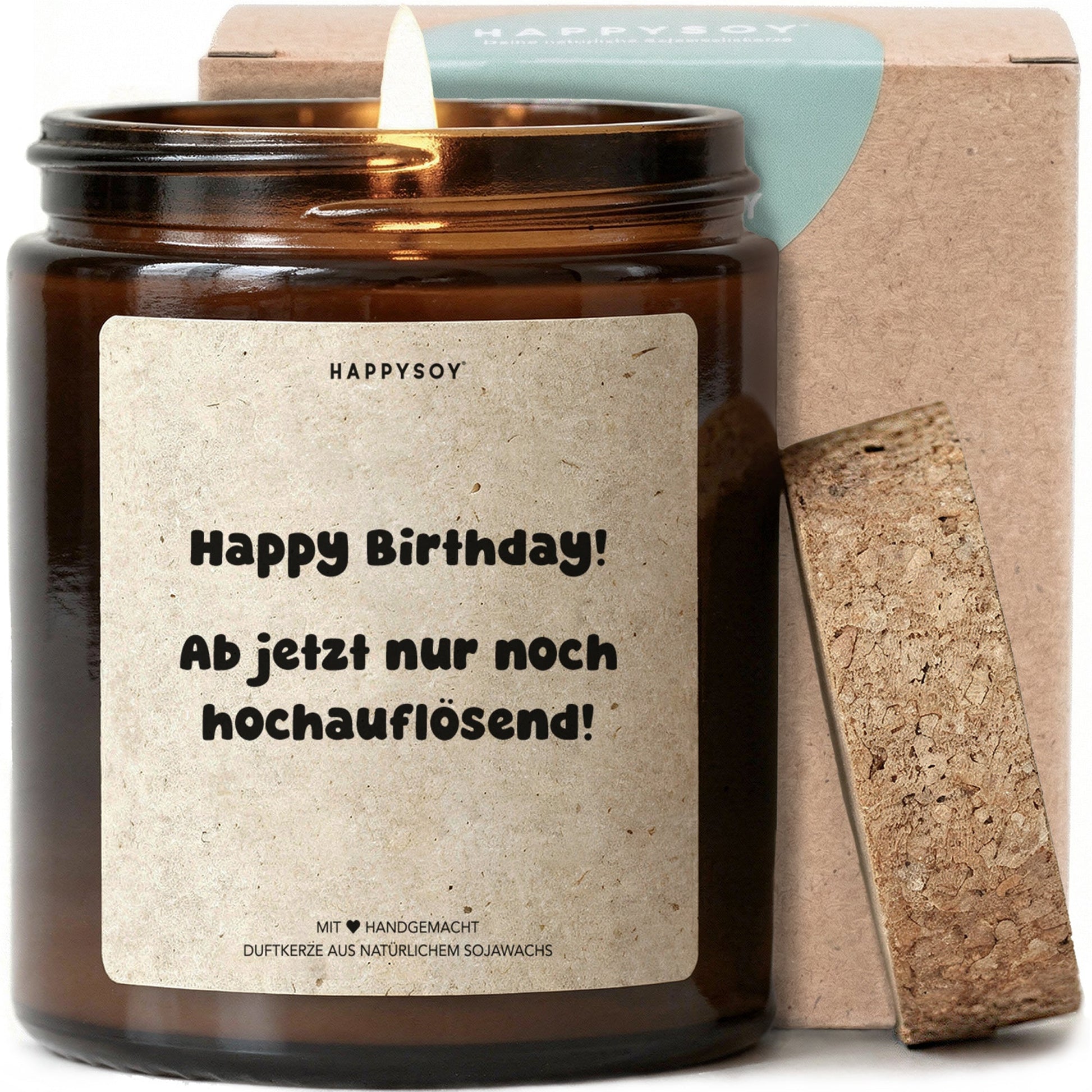 Duftkerze - Happy Birthday! Ab jetzt nur noch hochauflösend! - Happysoy®