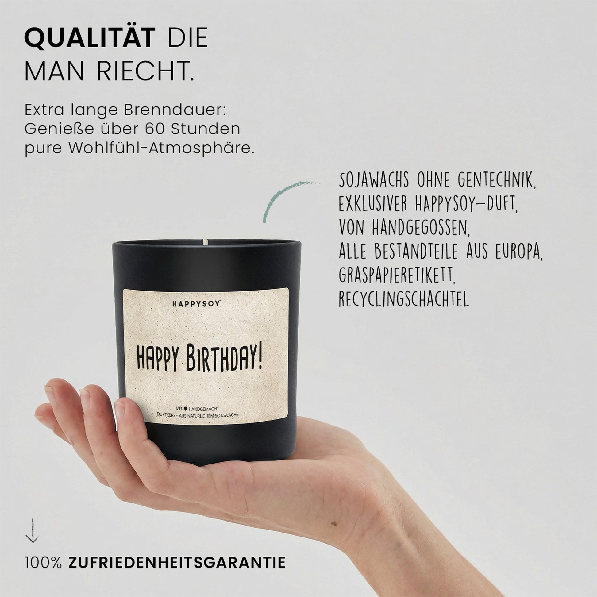Duftkerze - Happy Birthday! - Happysoy®