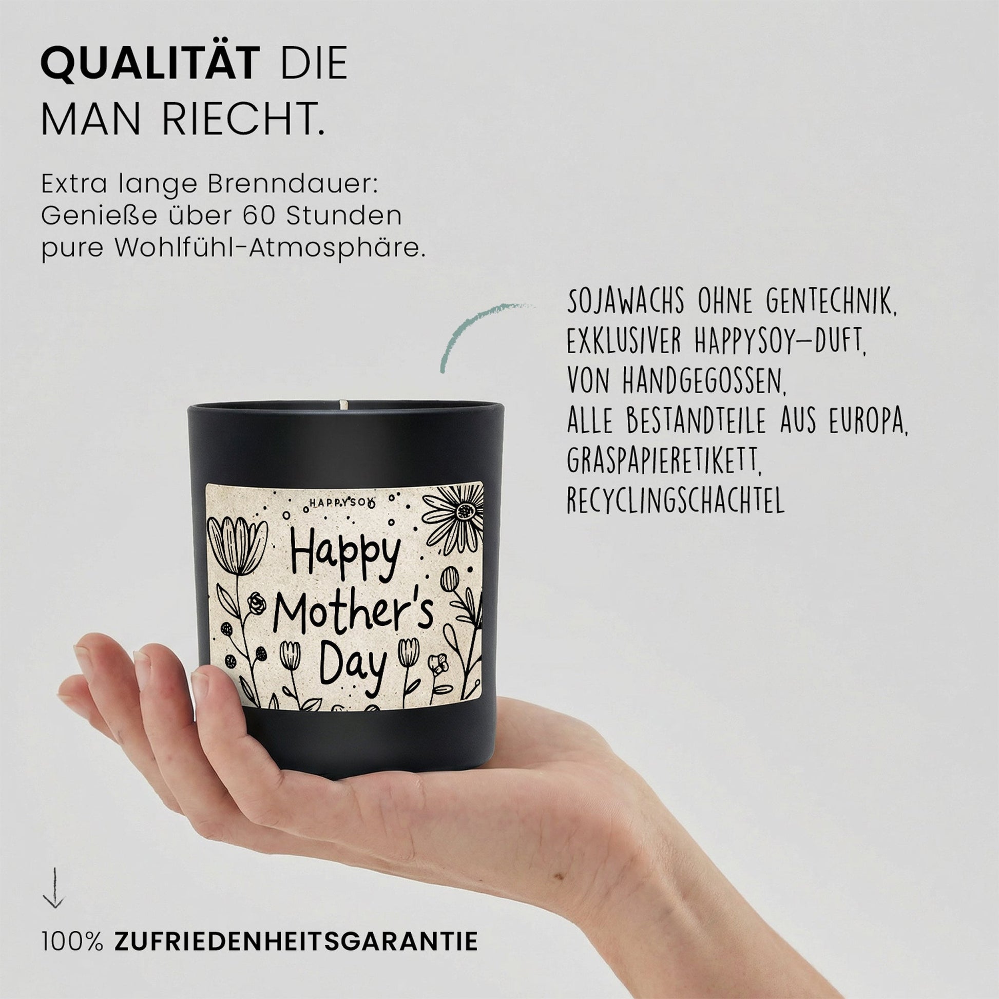 Duftkerze - Happy Mother´s Day - Happysoy®