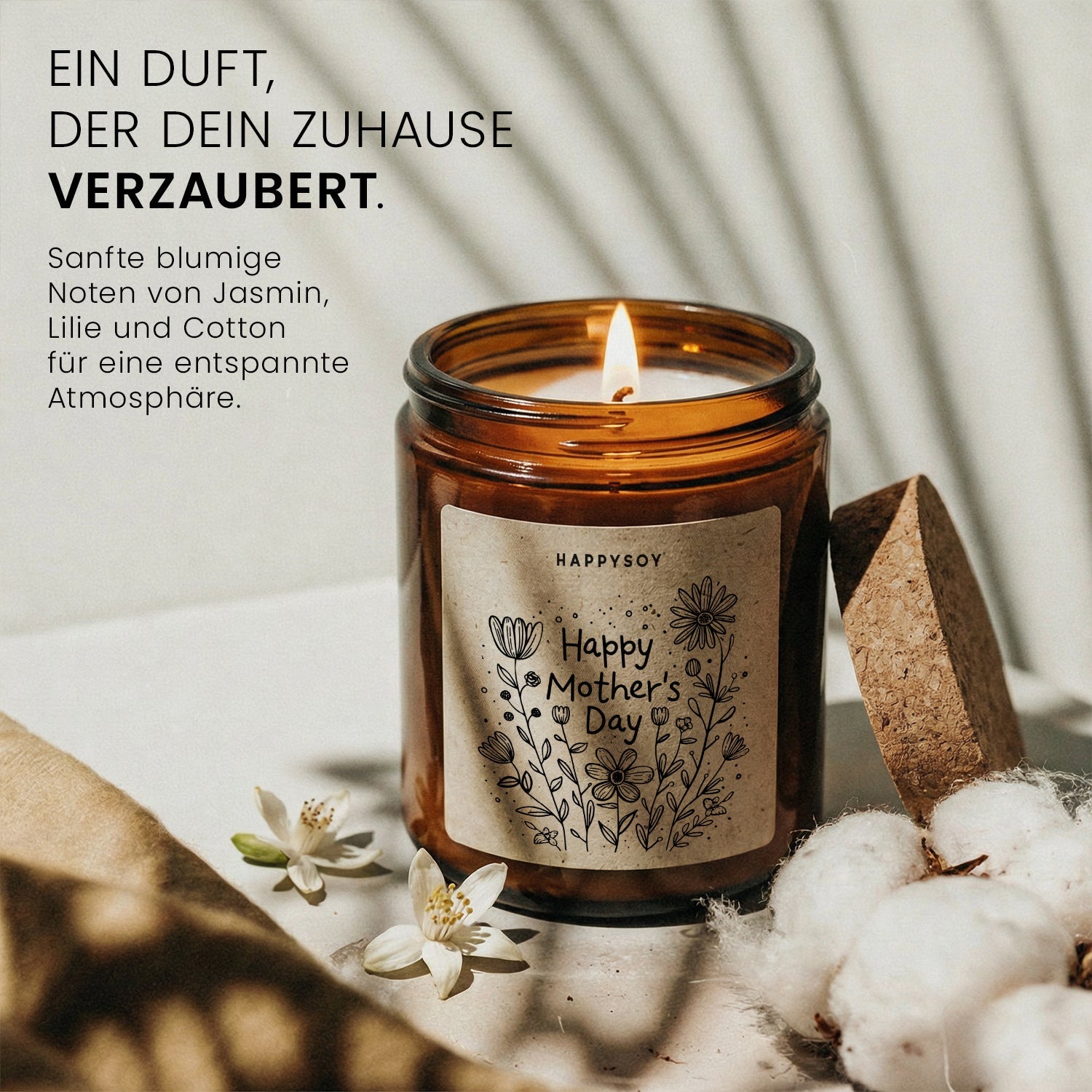 Duftkerze - Happy Mothers Day - Happysoy®