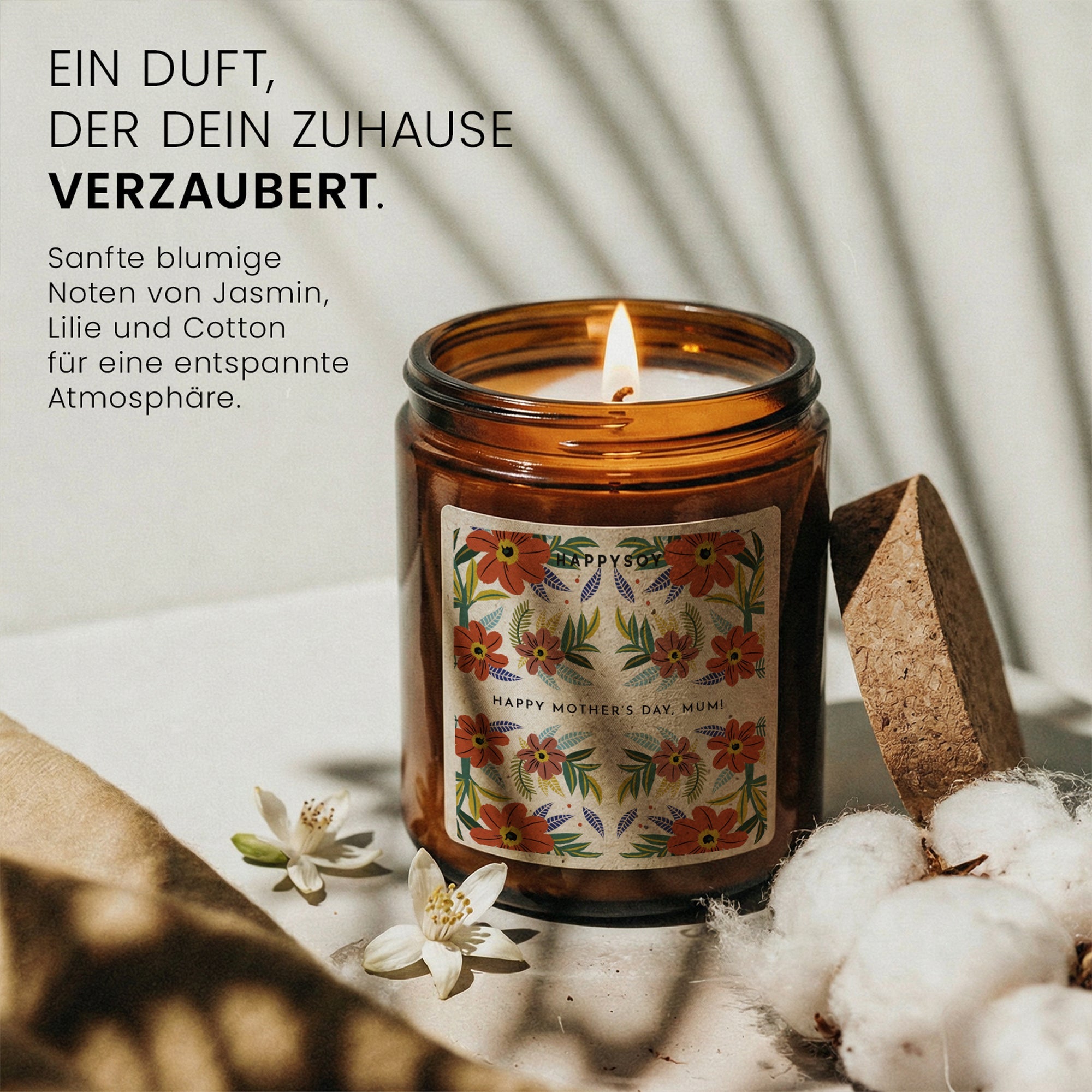 Duftkerze - HAPPY MOTHER’S DAY, MUM! - Happysoy®