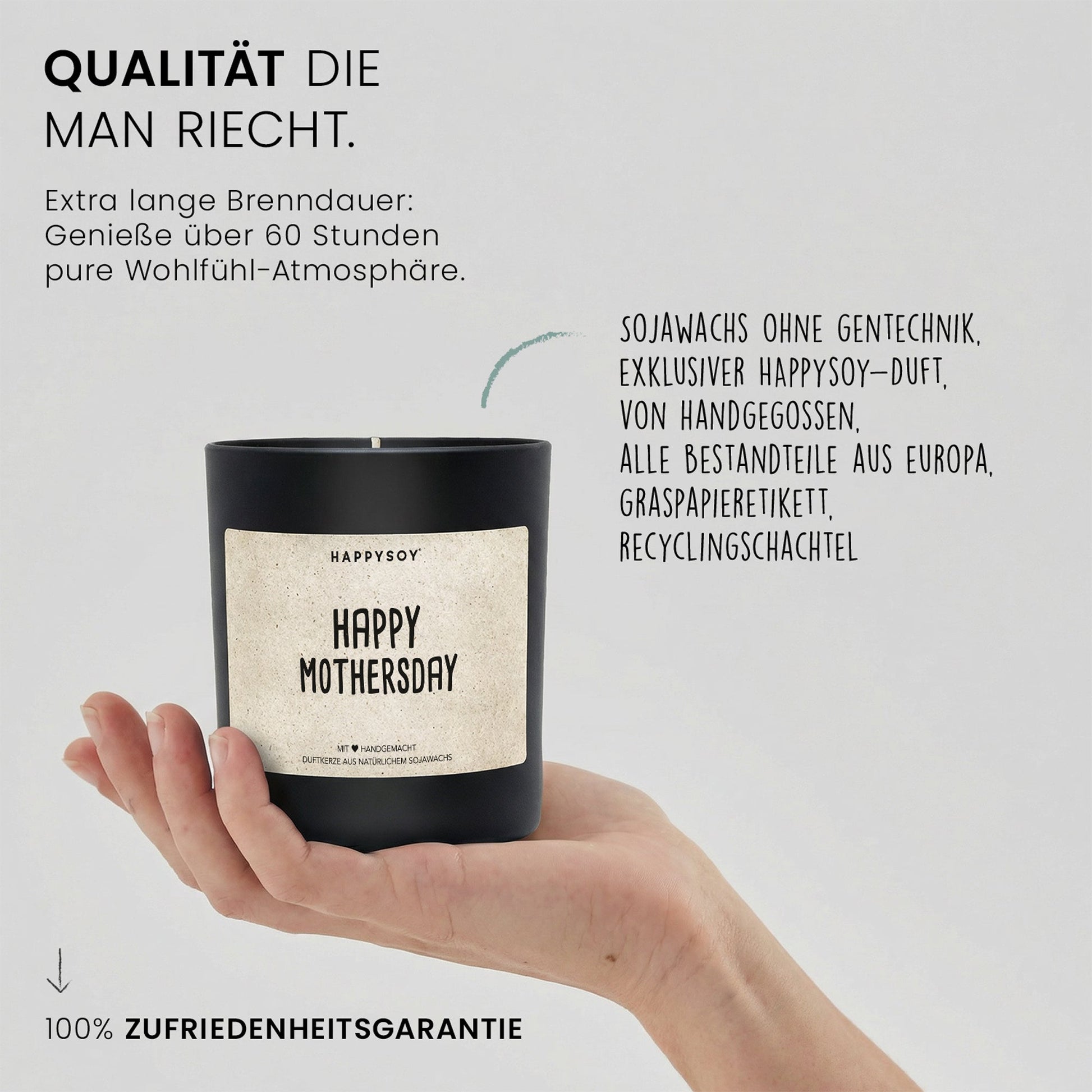 Duftkerze - happy mothersday - Happysoy®