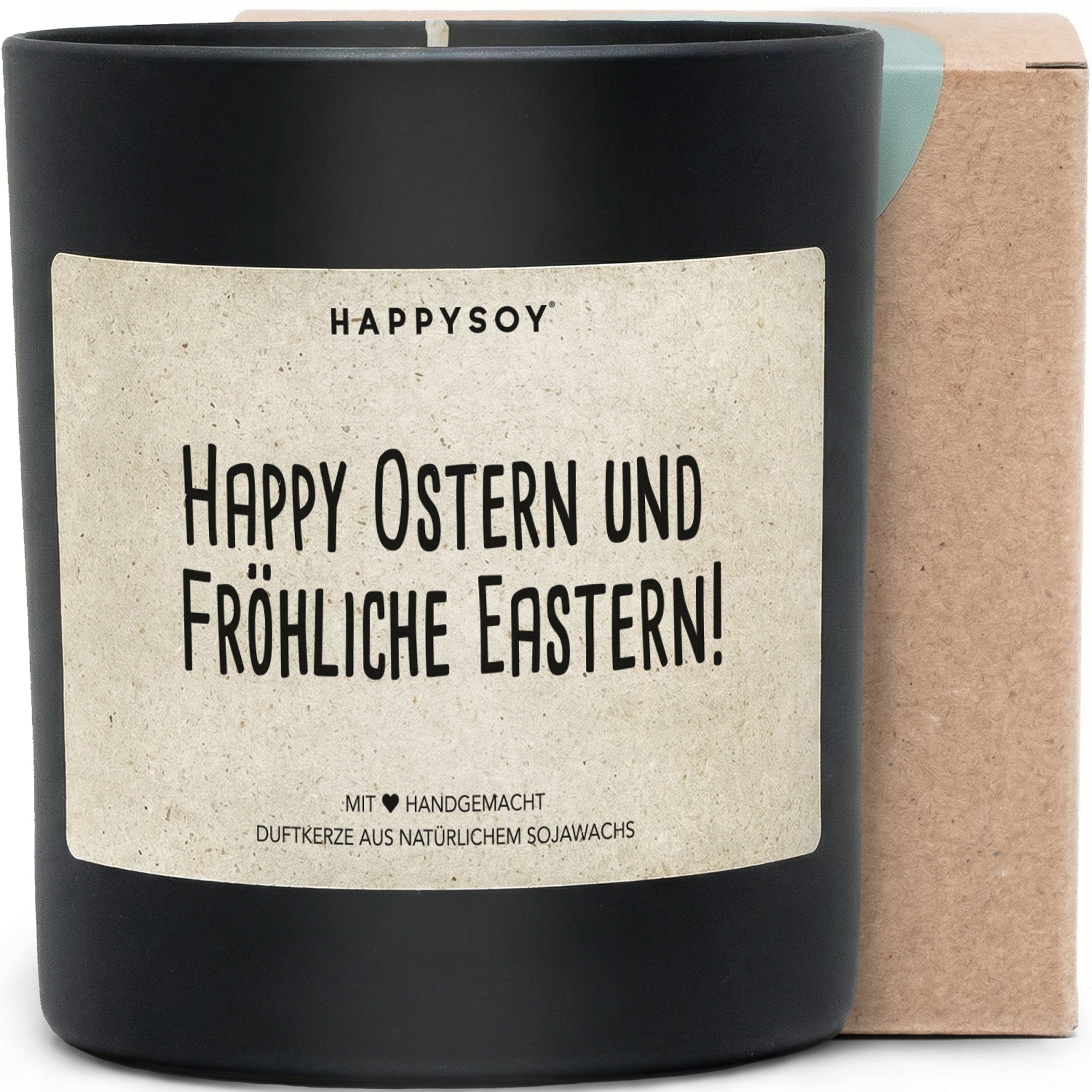 Duftkerze - Happy Ostern und fröhliche Eastern! - Happysoy®