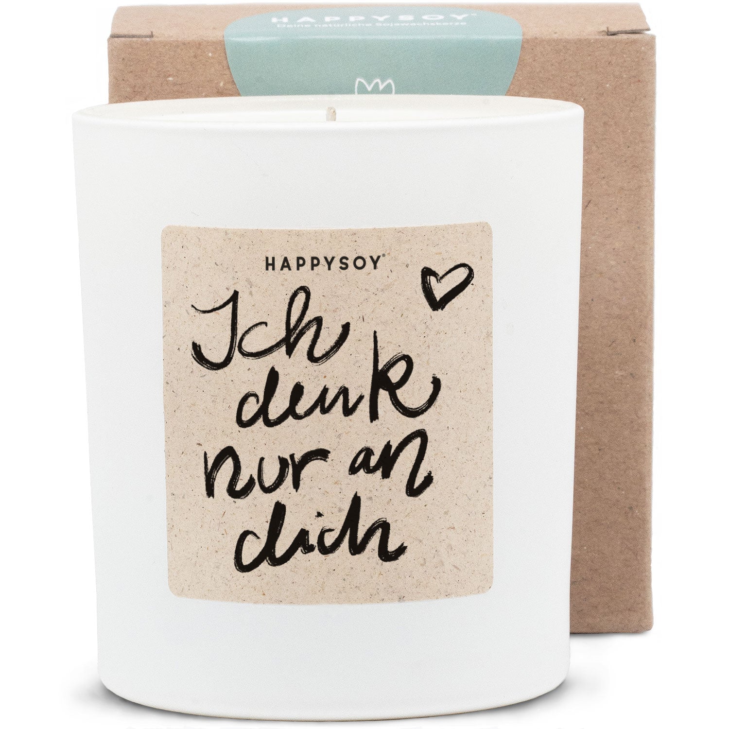 Duftkerze - HAPPYSOY® by Steffi Bauer ich denk nur an dich - Happysoy®