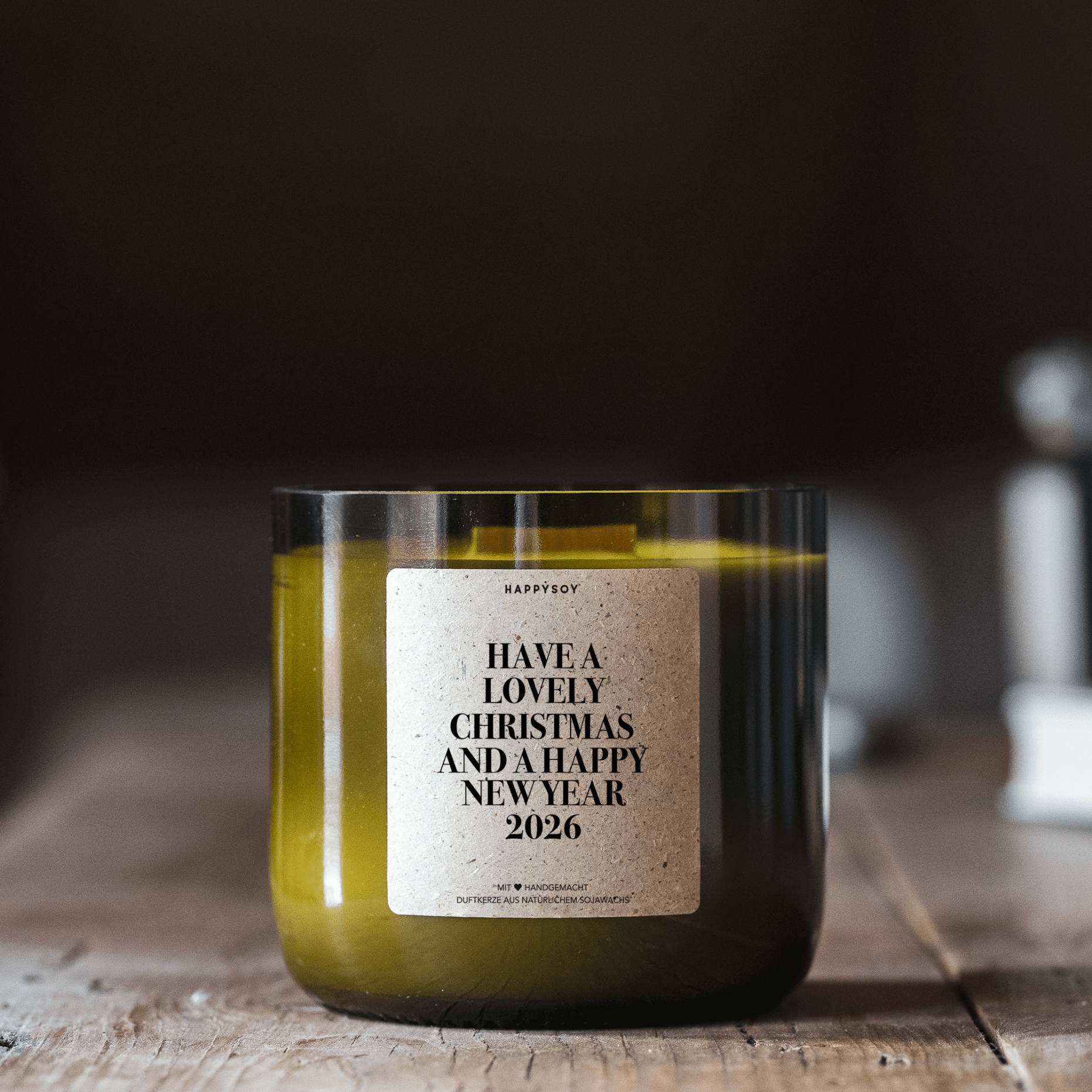 Duftkerze - Have a lovely Christmas and a happy new year 2025 - Happysoy®