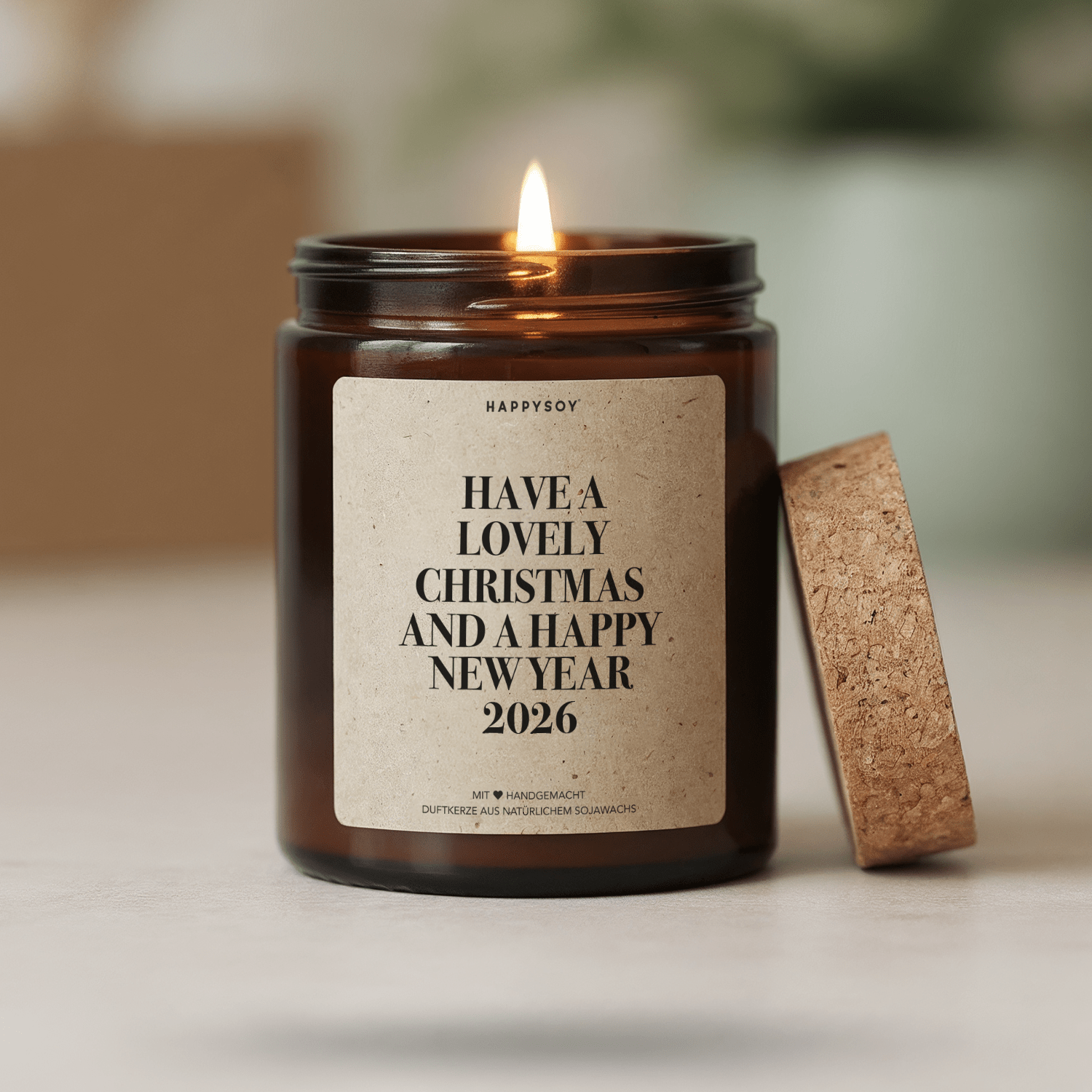 Duftkerze - Have a lovely Christmas and a happy new year 2025 - Happysoy®