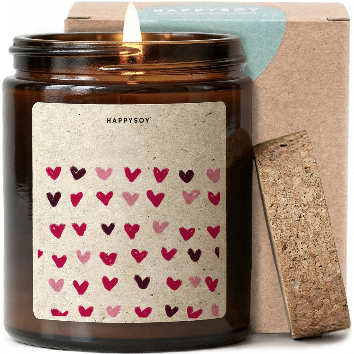Duftkerze - Herzchen - Happysoy®