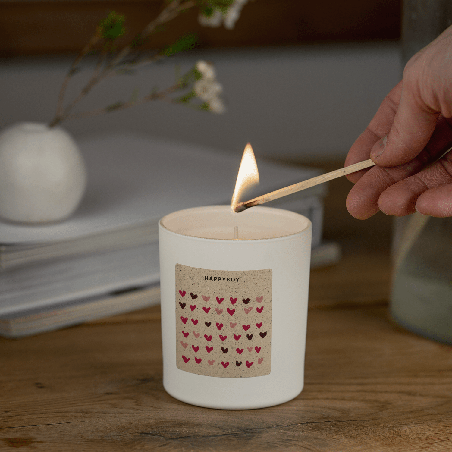 Duftkerze - Herzchen - Happysoy®