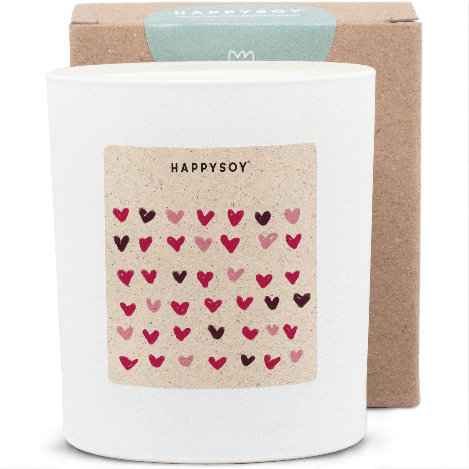 Duftkerze - Herzchen - Happysoy®