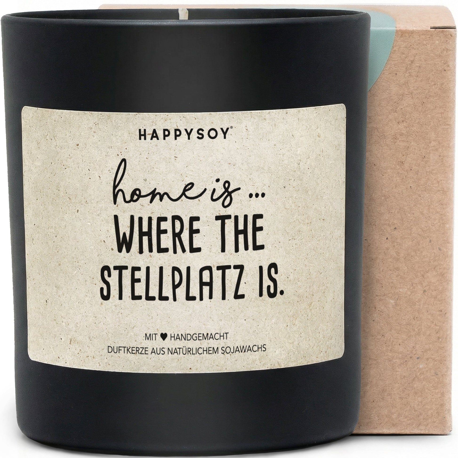 Duftkerze - Home is ... where the Stellplatz is. - Happysoy®