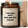 Duftkerze - I love you more than you love football - Happysoy®