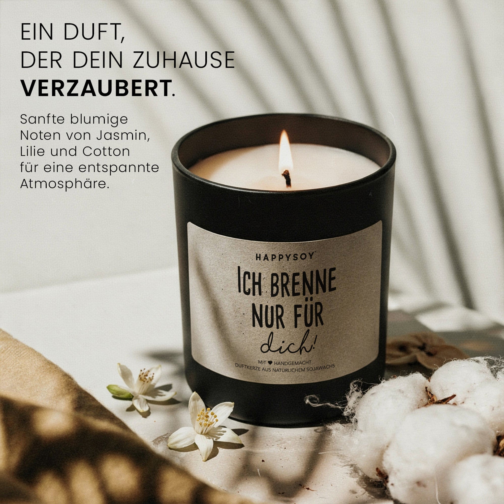 Duftkerze - Ich brenne nur für dich! - Happysoy®