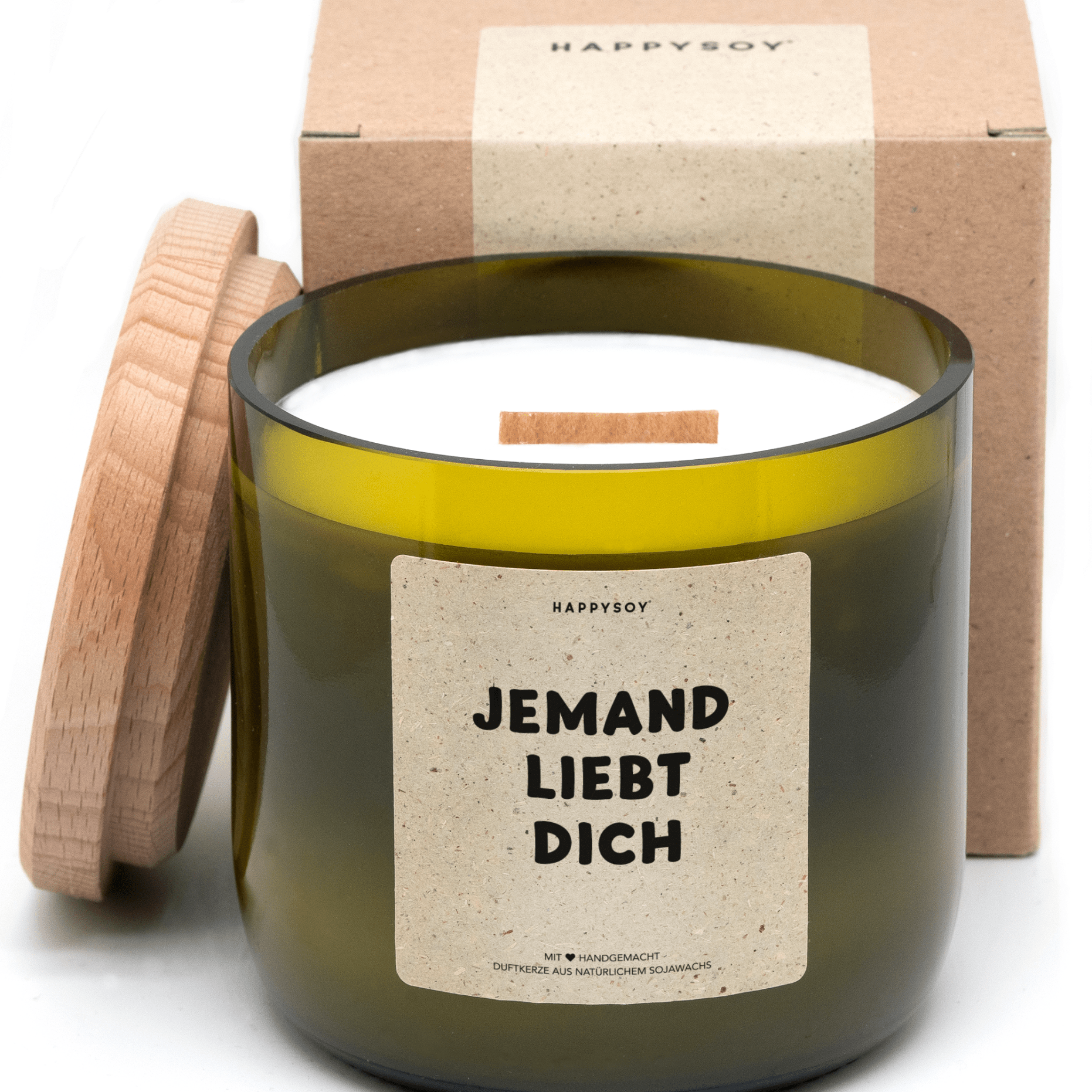 Duftkerze - Jemand liebt dich. - Happysoy®