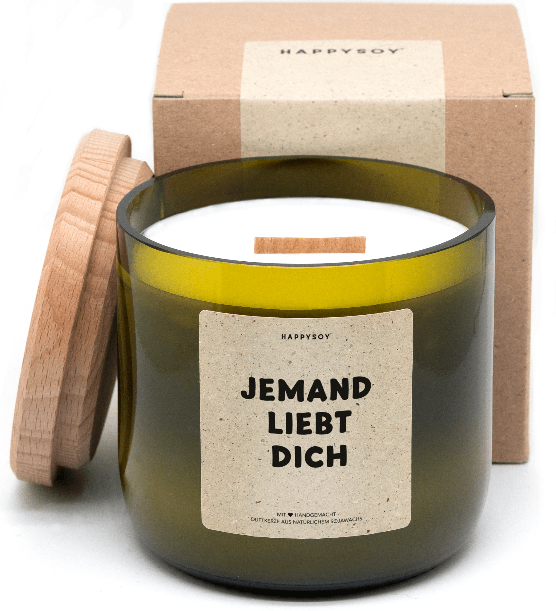 Duftkerze - Jemand liebt dich. - Happysoy®