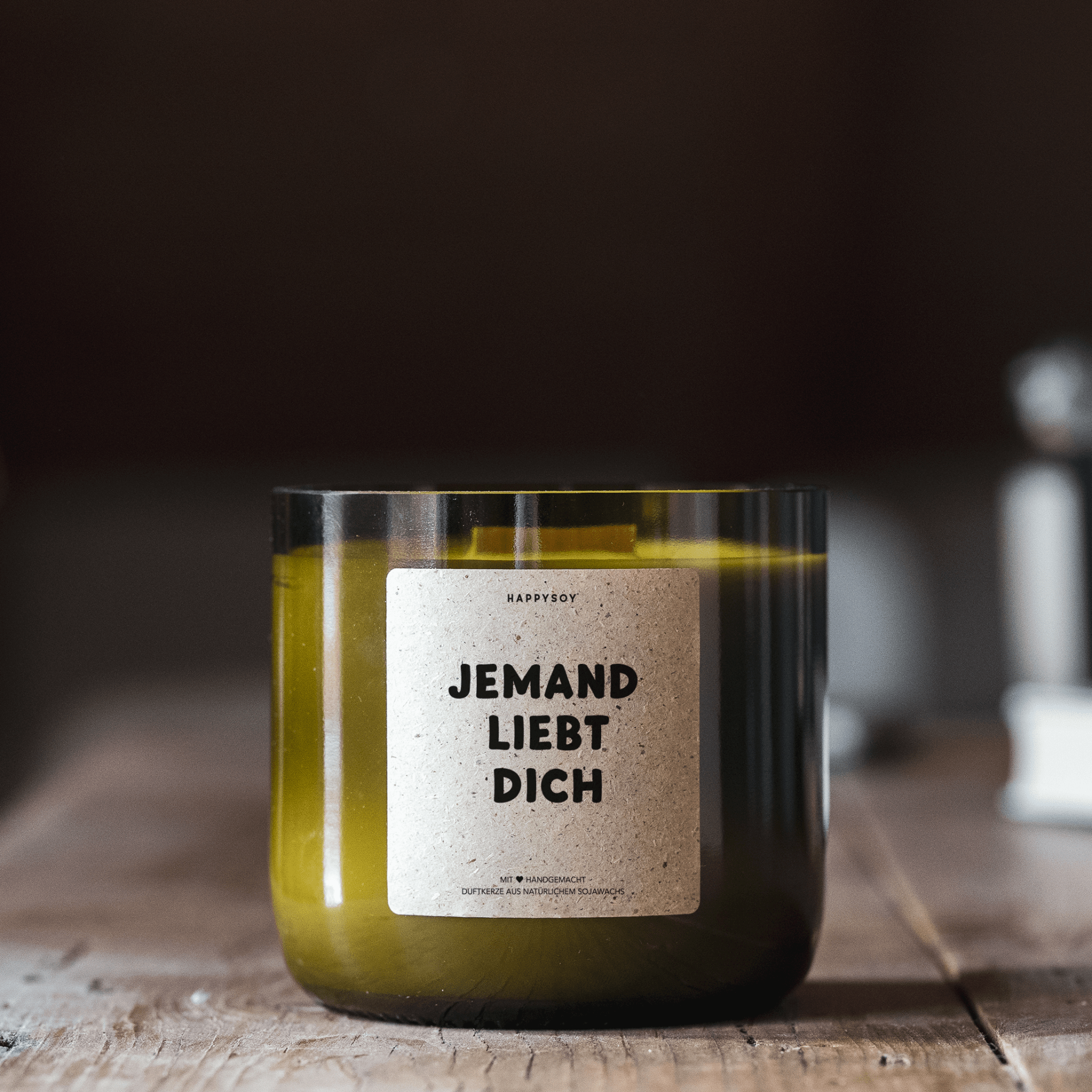 Duftkerze - Jemand liebt dich. - Happysoy®
