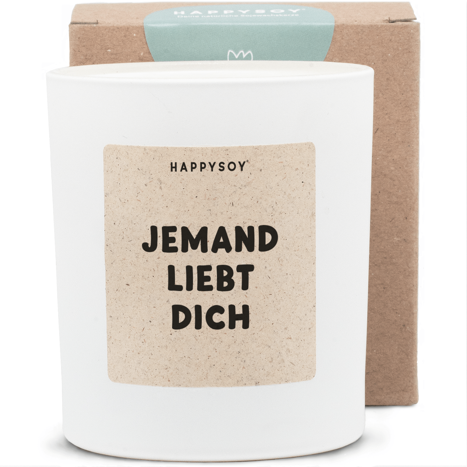 Duftkerze - Jemand liebt dich. - Happysoy®