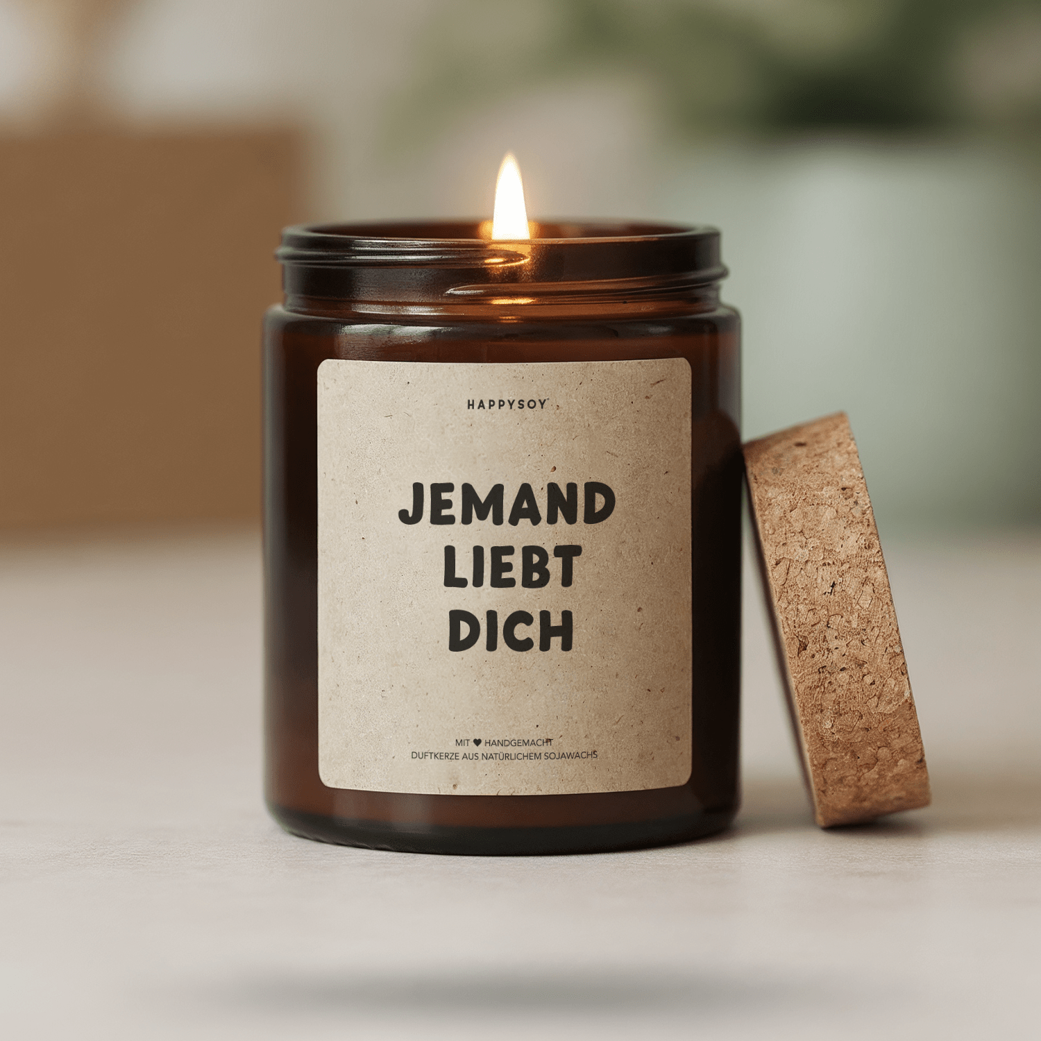 Duftkerze - Jemand liebt dich. - Happysoy®