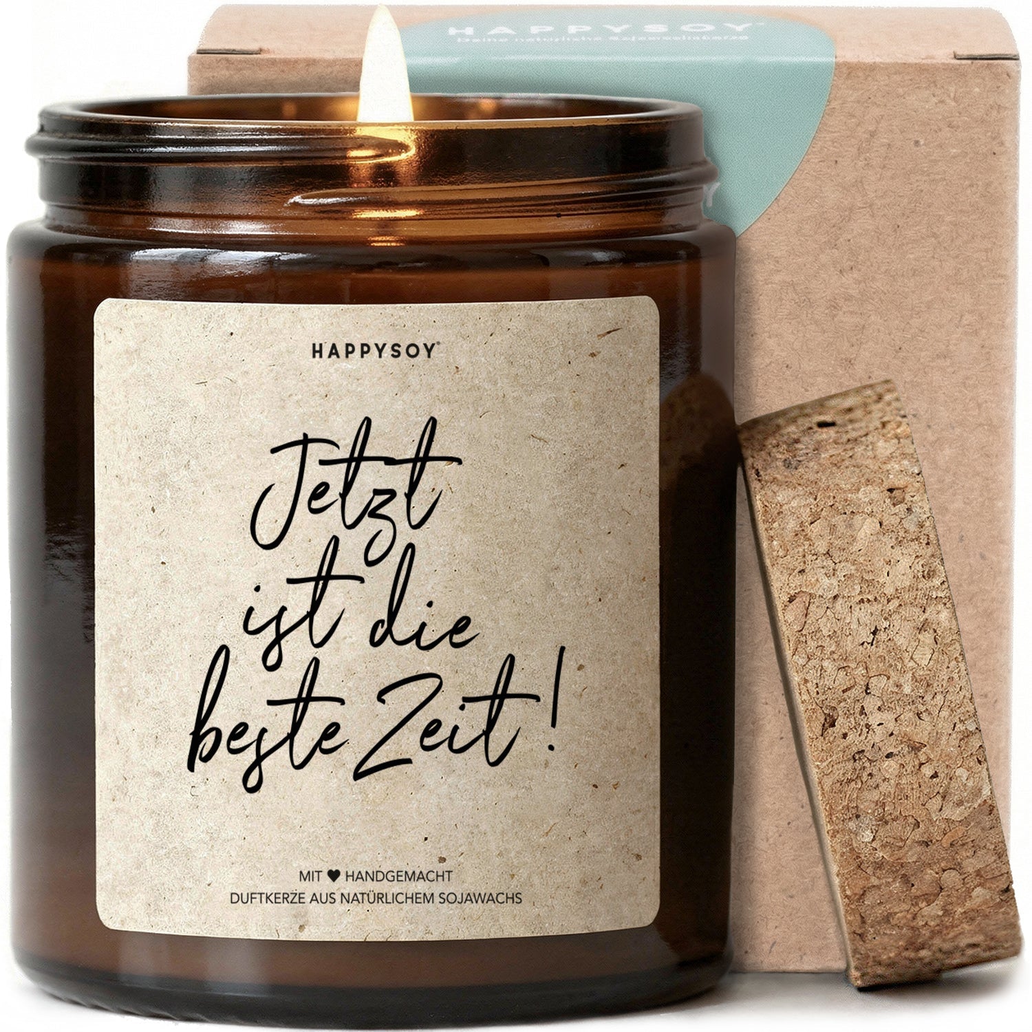 Duftkerze - Jetzt ist die beste Zeit. - Happysoy®