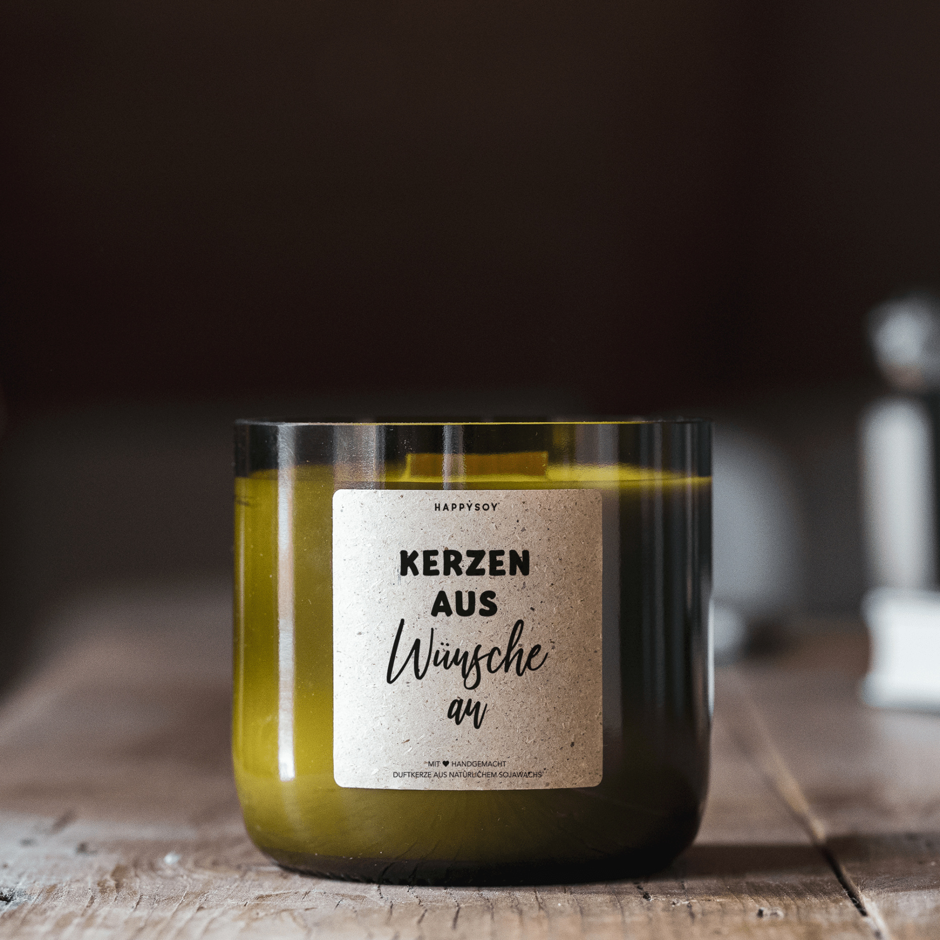Duftkerze - Kerzen aus, Wünsche an - Happysoy®