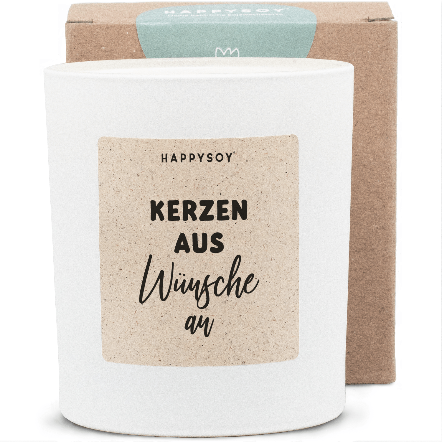 Duftkerze - Kerzen aus, Wünsche an - Happysoy®
