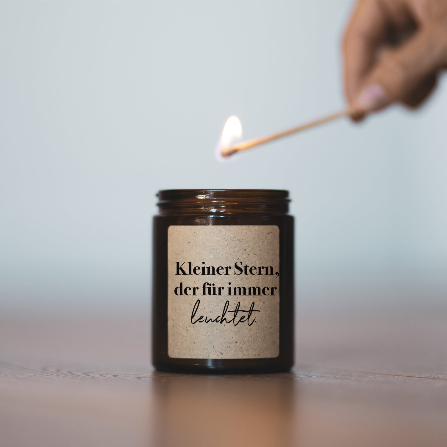 Duftkerze - Kleiner Stern, der für immer leuchtet. - Happysoy®