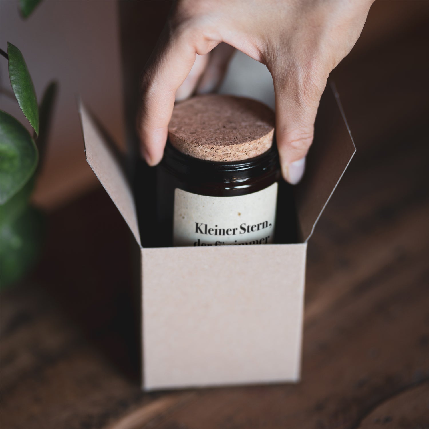 Duftkerze - Kleiner Stern, der für immer leuchtet. - Happysoy®