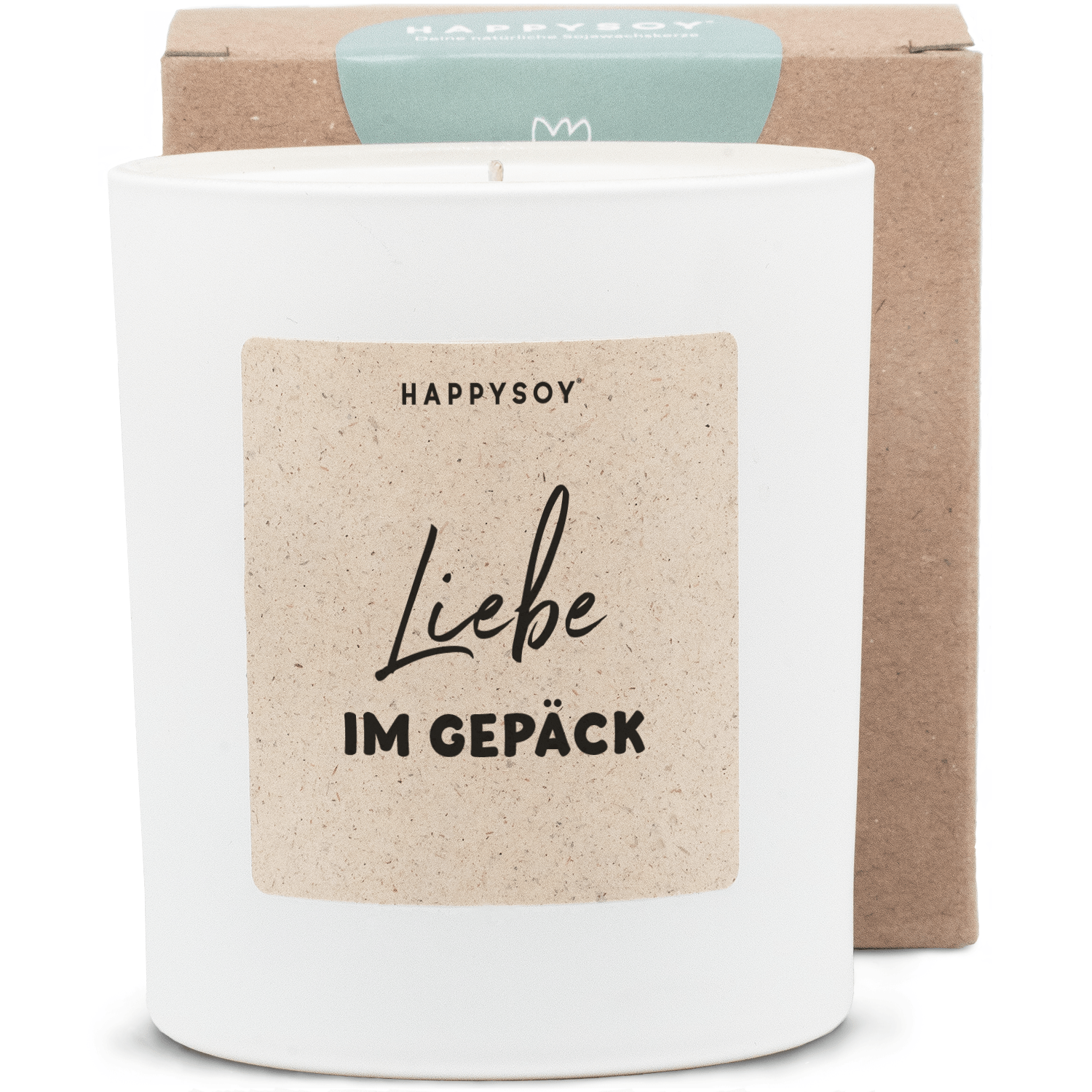 Duftkerze - Liebe im Gepäck - Happysoy®