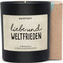 Duftkerze - Liebe und Weltfrieden - Happysoy®