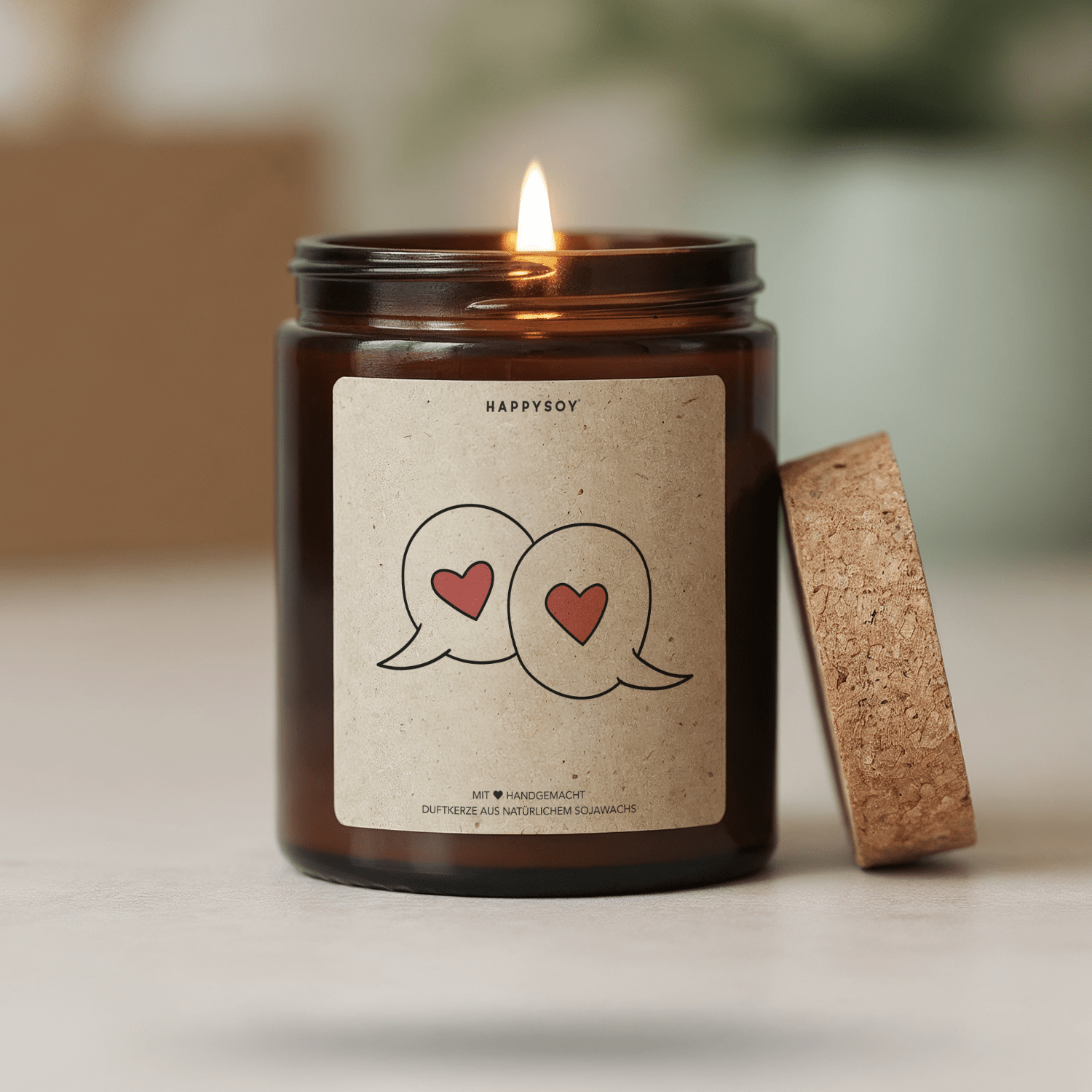 Duftkerze - Liebesbotschaften - Happysoy®