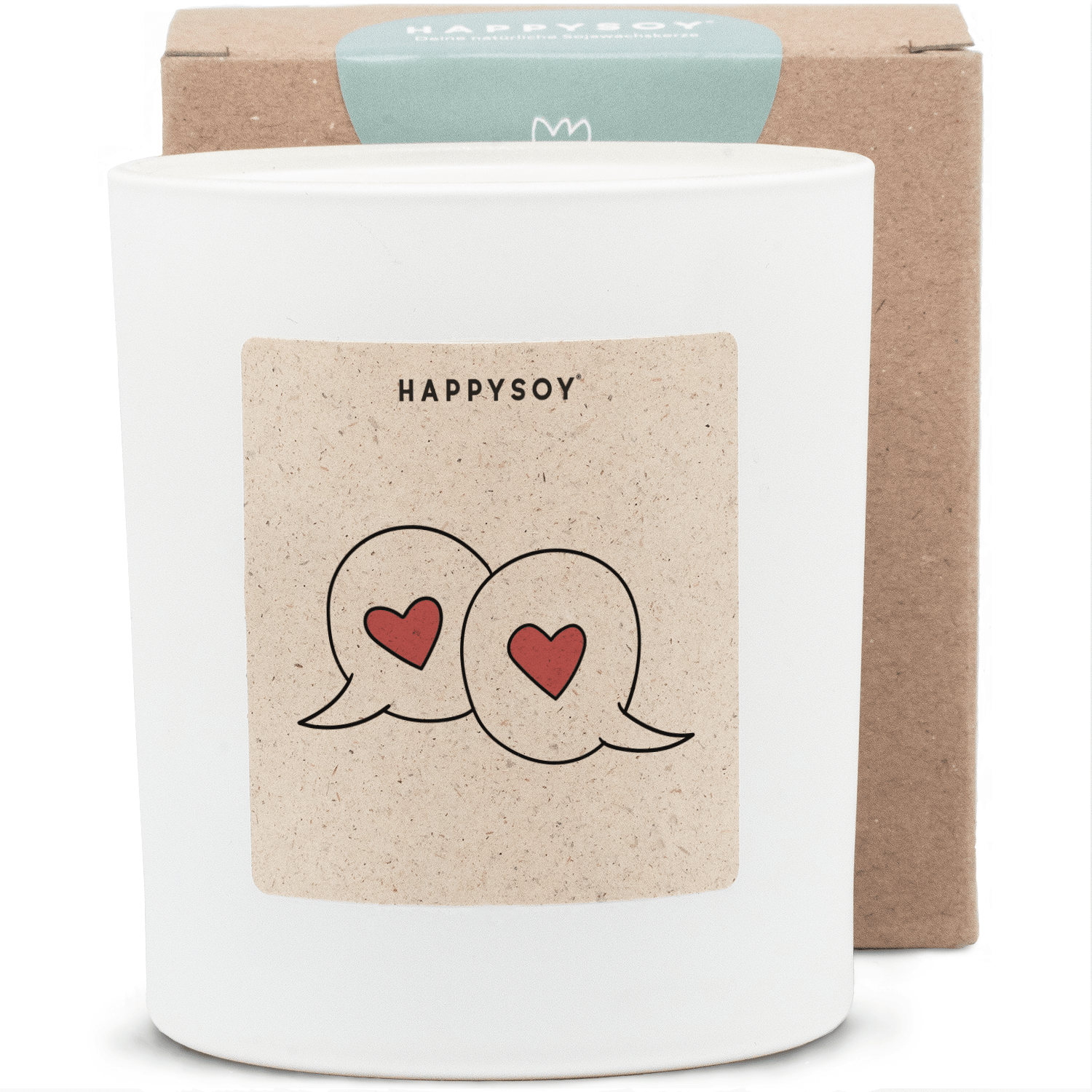 Duftkerze - Liebesbotschaften - Happysoy®