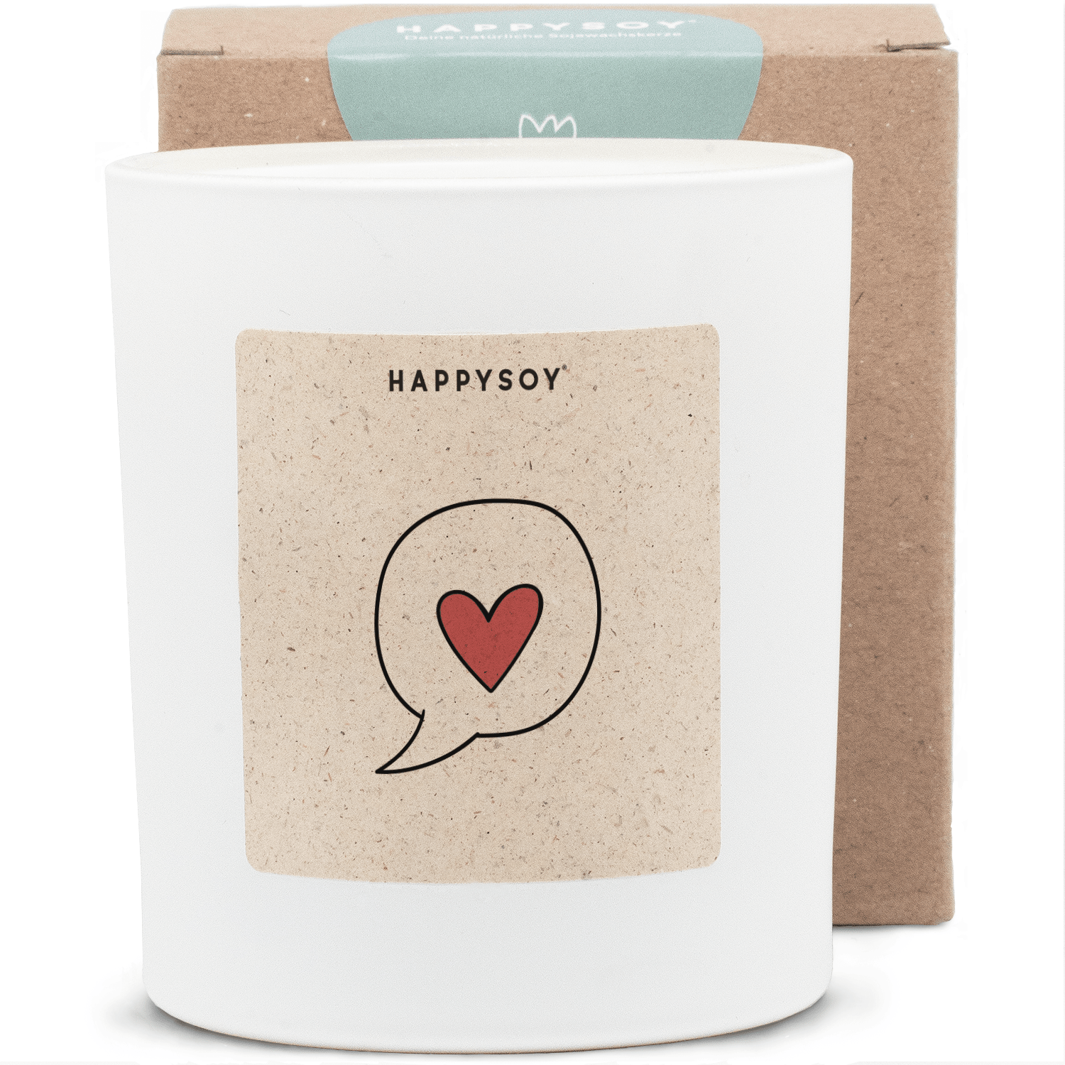 Duftkerze - Liebesnachricht - Happysoy®