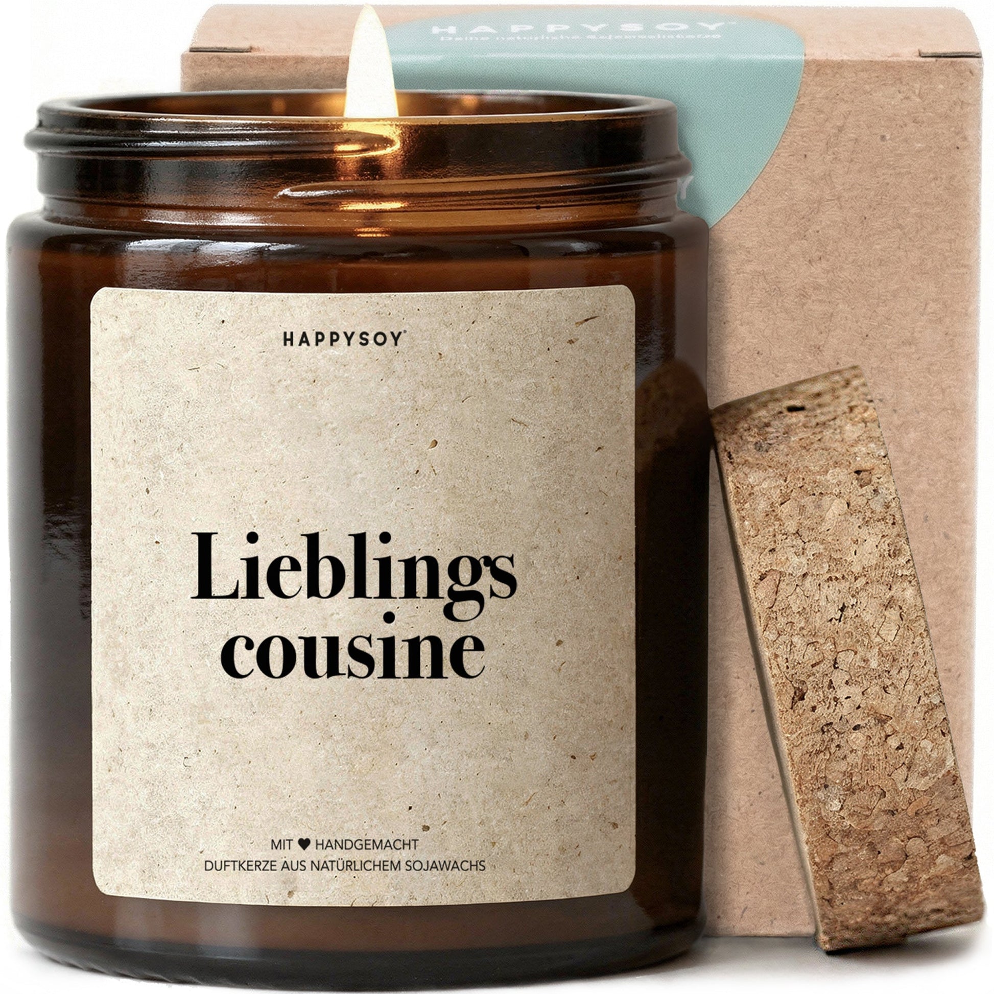 Duftkerze - Lieblingscousine - Happysoy®