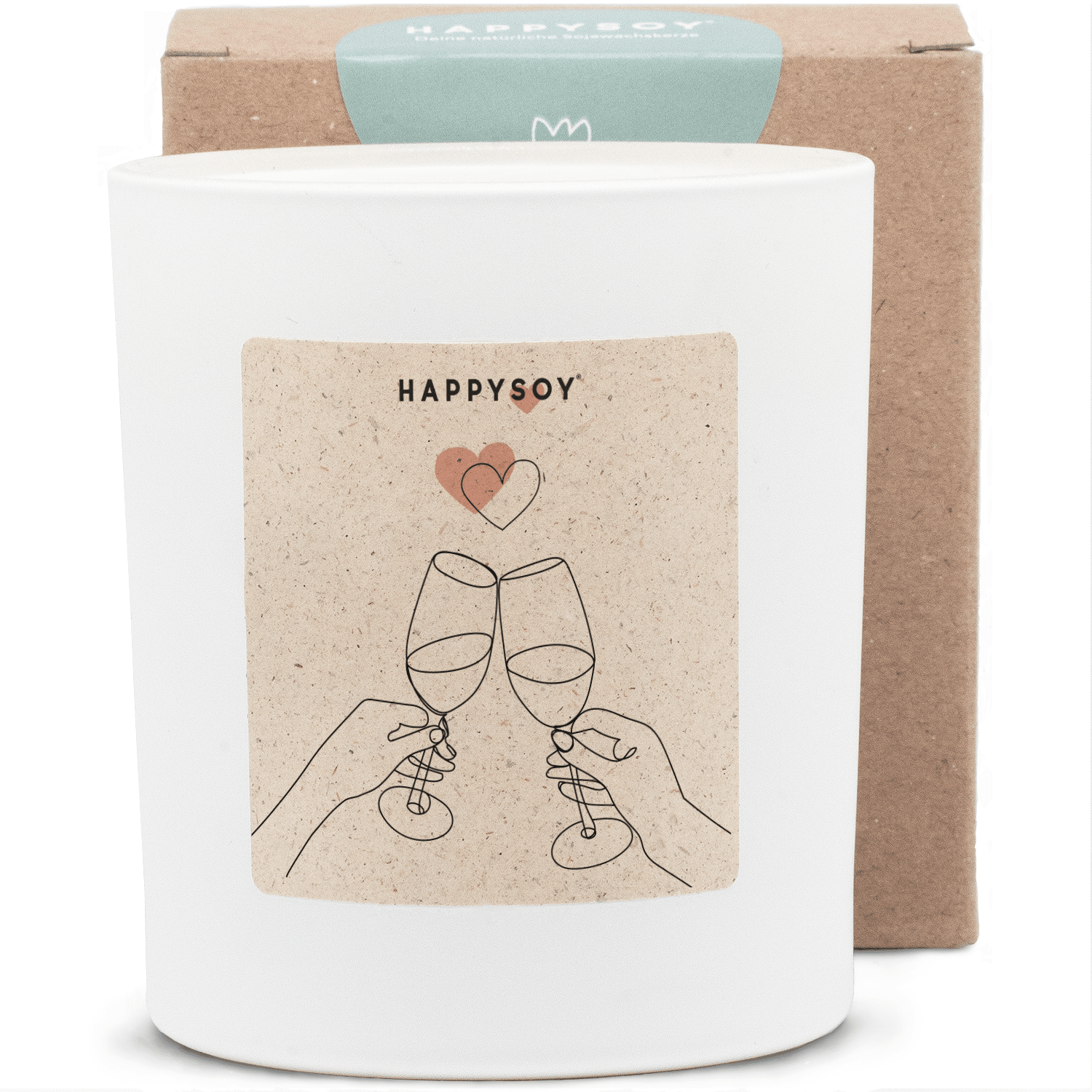 Duftkerze - Love & Champagne - Happysoy®